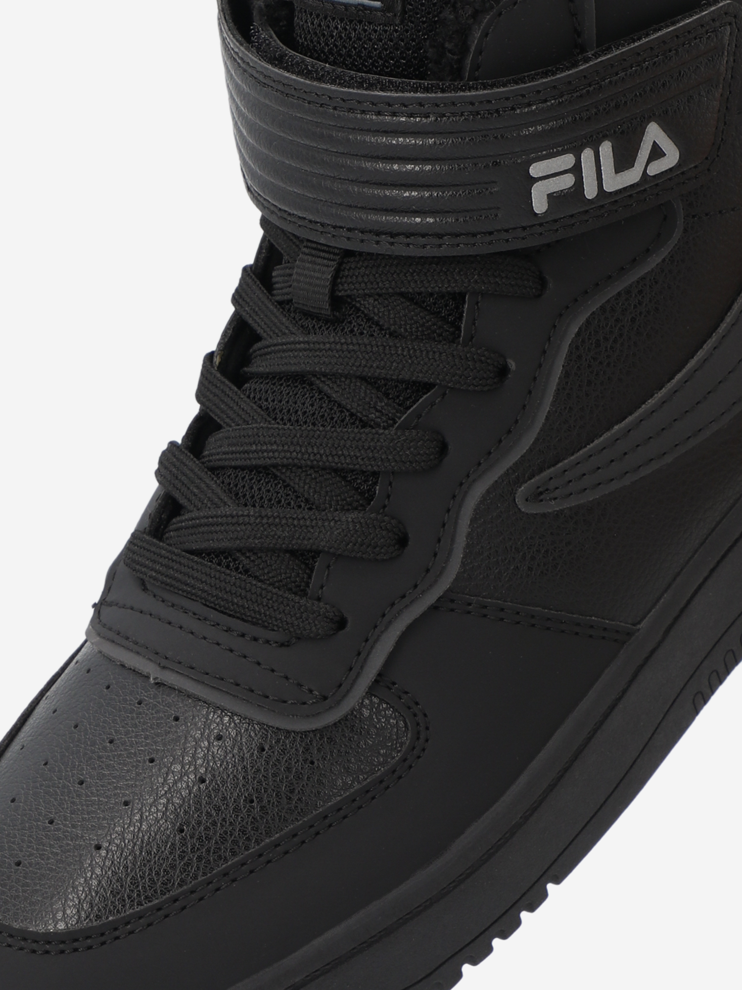 фото Кеды утепленные для мальчиков fila high fur, черный