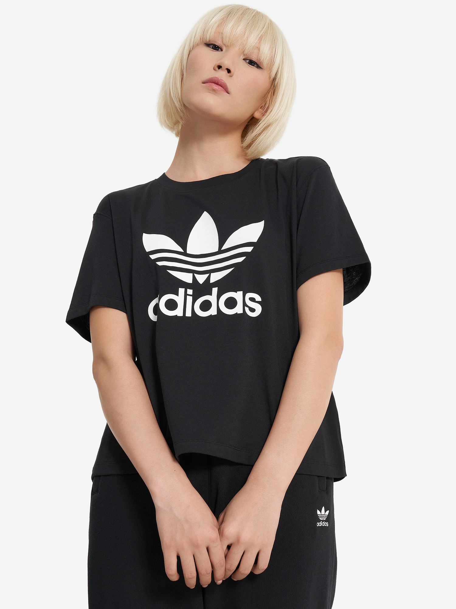 фото Футболка женская adidas, черный