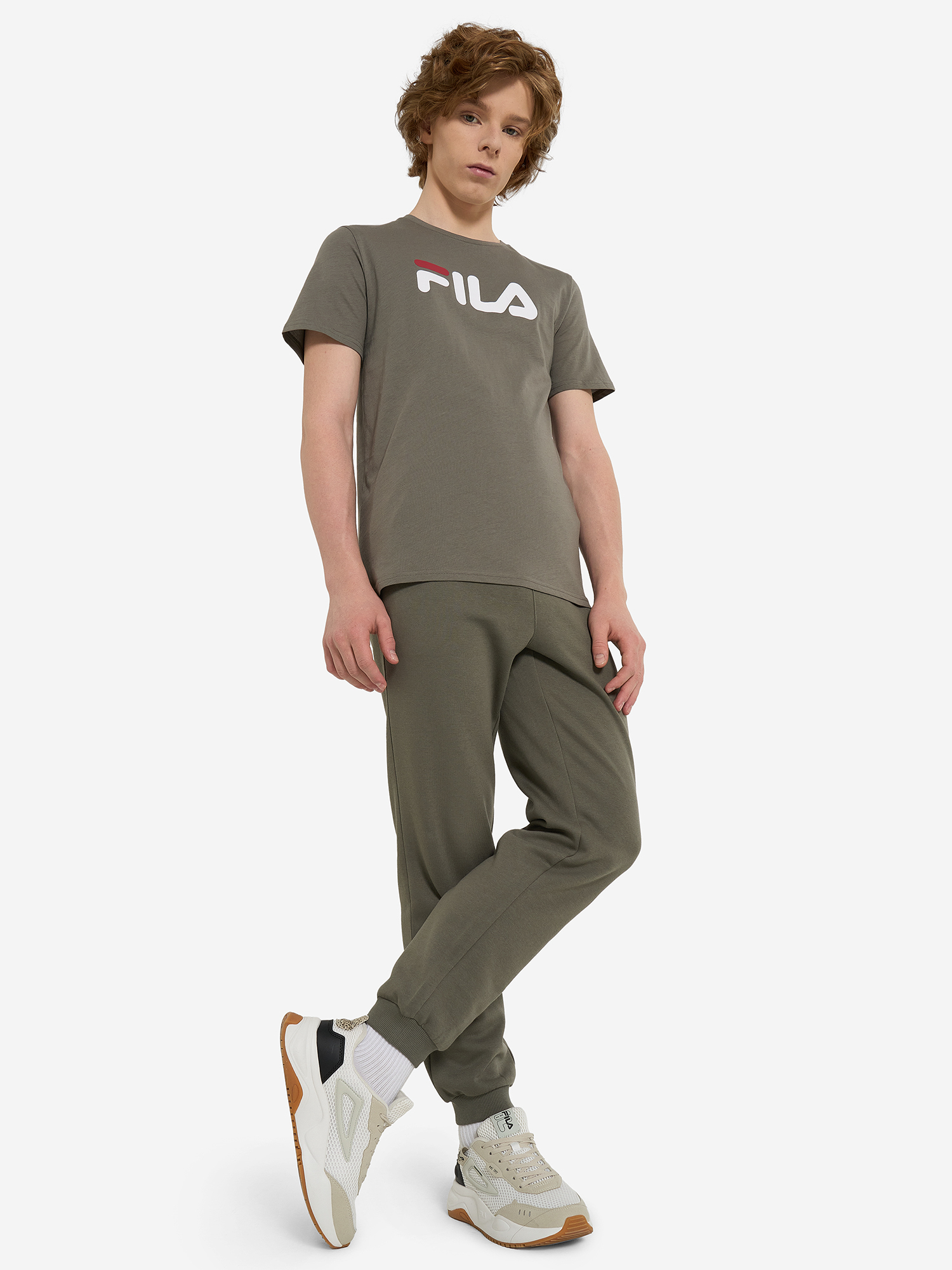фото Футболка для мальчиков fila, зеленый