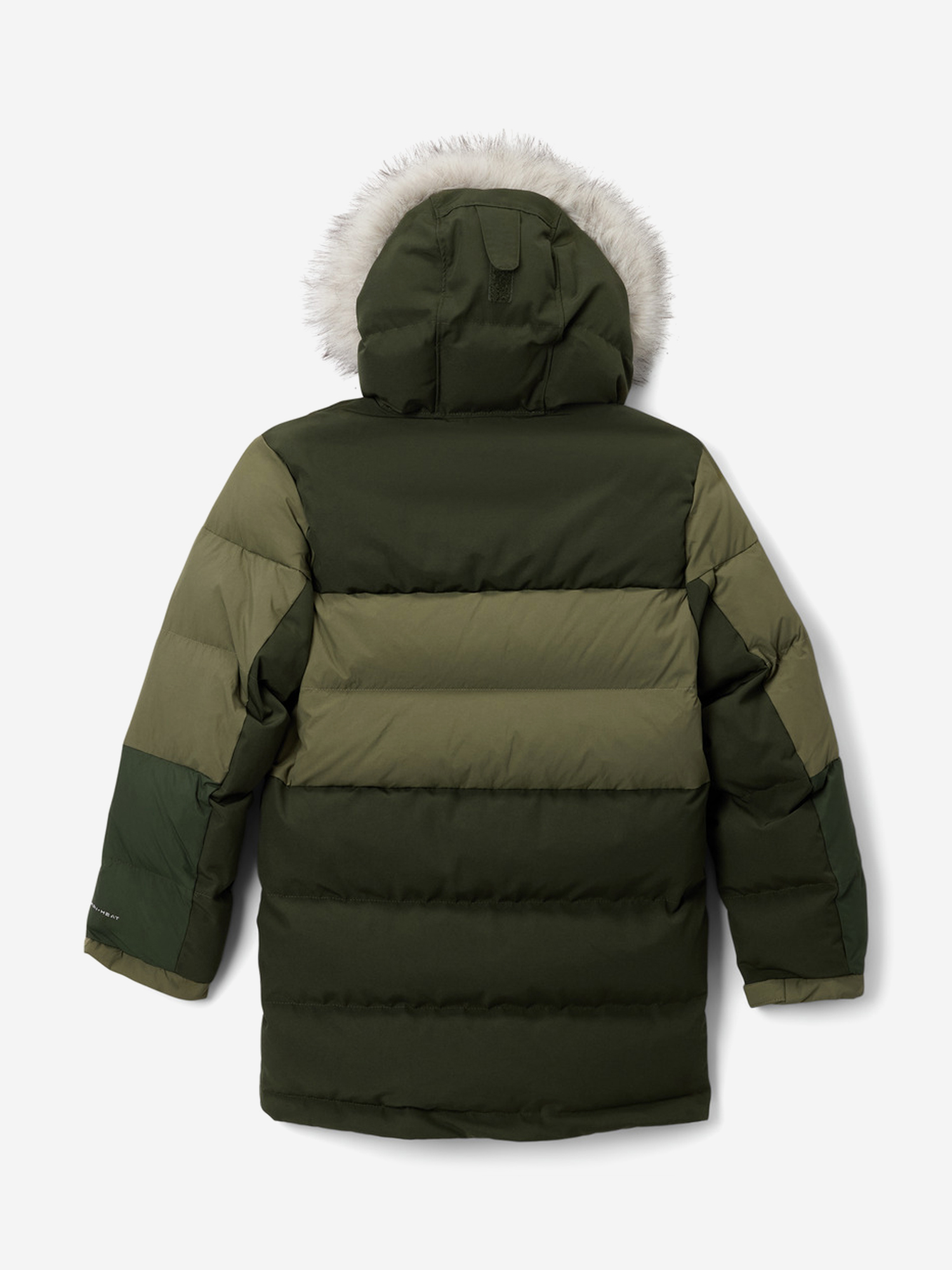фото Куртка утепленная для мальчиков columbia marquam peak fusion ii parka, зеленый