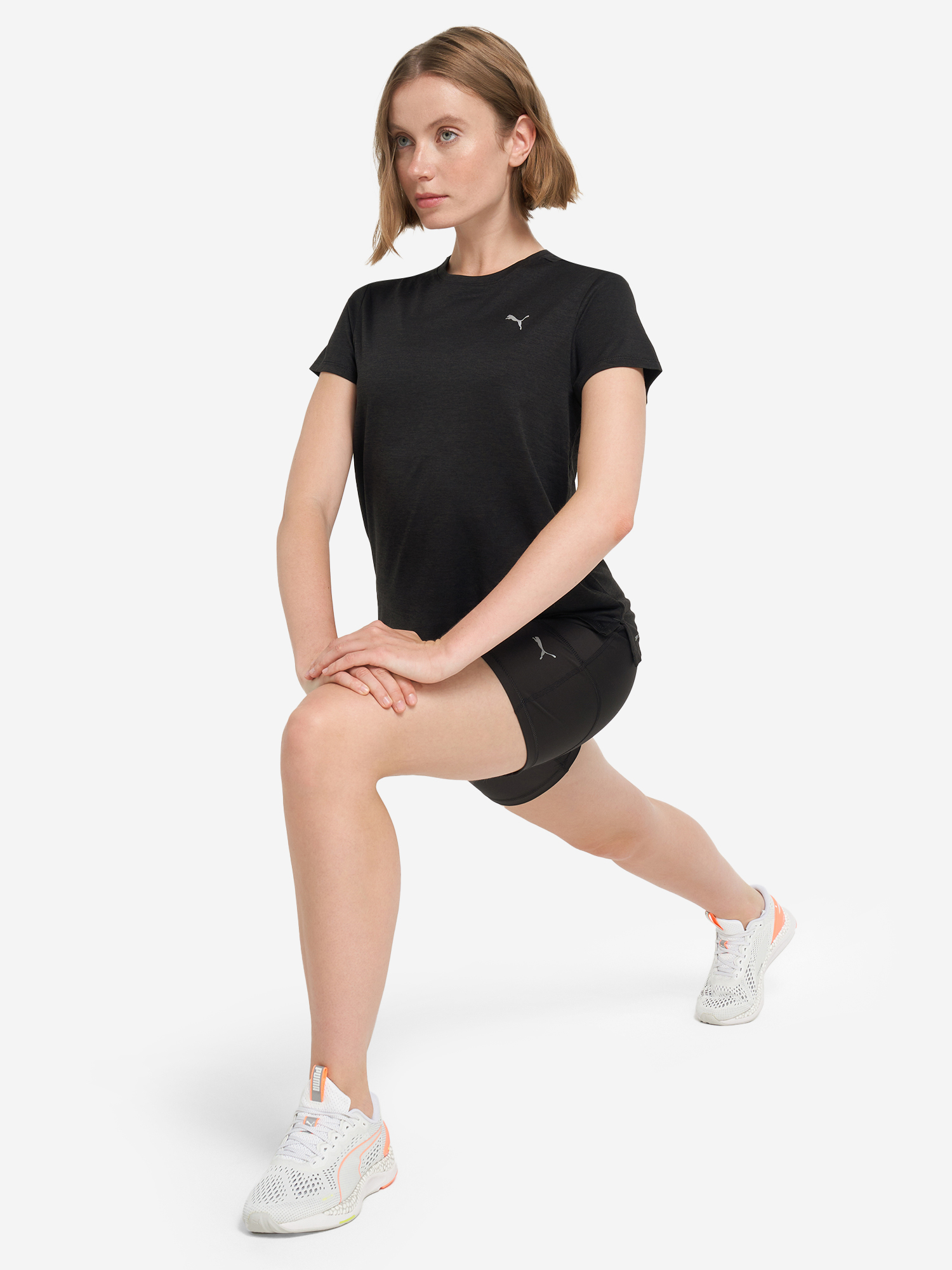 фото Футболка женская puma run favorite, черный