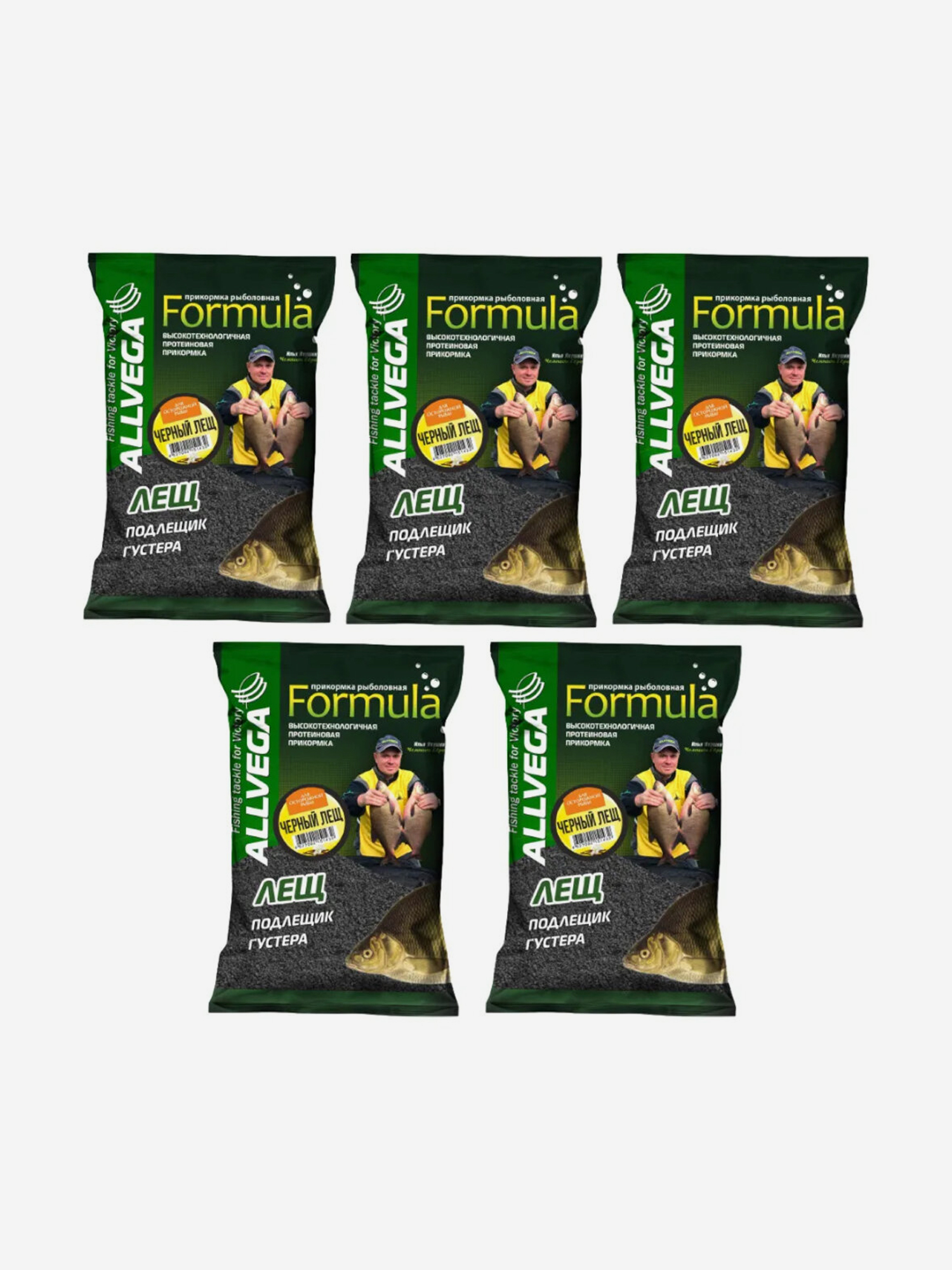 Прикормка ALLVEGA "Formula Black Bream" 0,9кг (ЧЕРНЫЙ ЛЕЩ) 5 пакетов по 0,9 кг, Черный
Прикормка ALLVEGA "Formula Black Bream" 0,9кг (ЧЕРНЫЙ ЛЕЩ) 5 пакетов по 0,9 кг, Черный