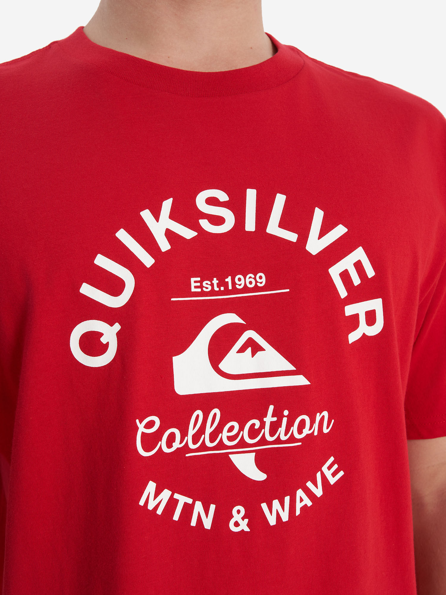 фото Футболка мужская quiksilver bombshell flaxton, красный