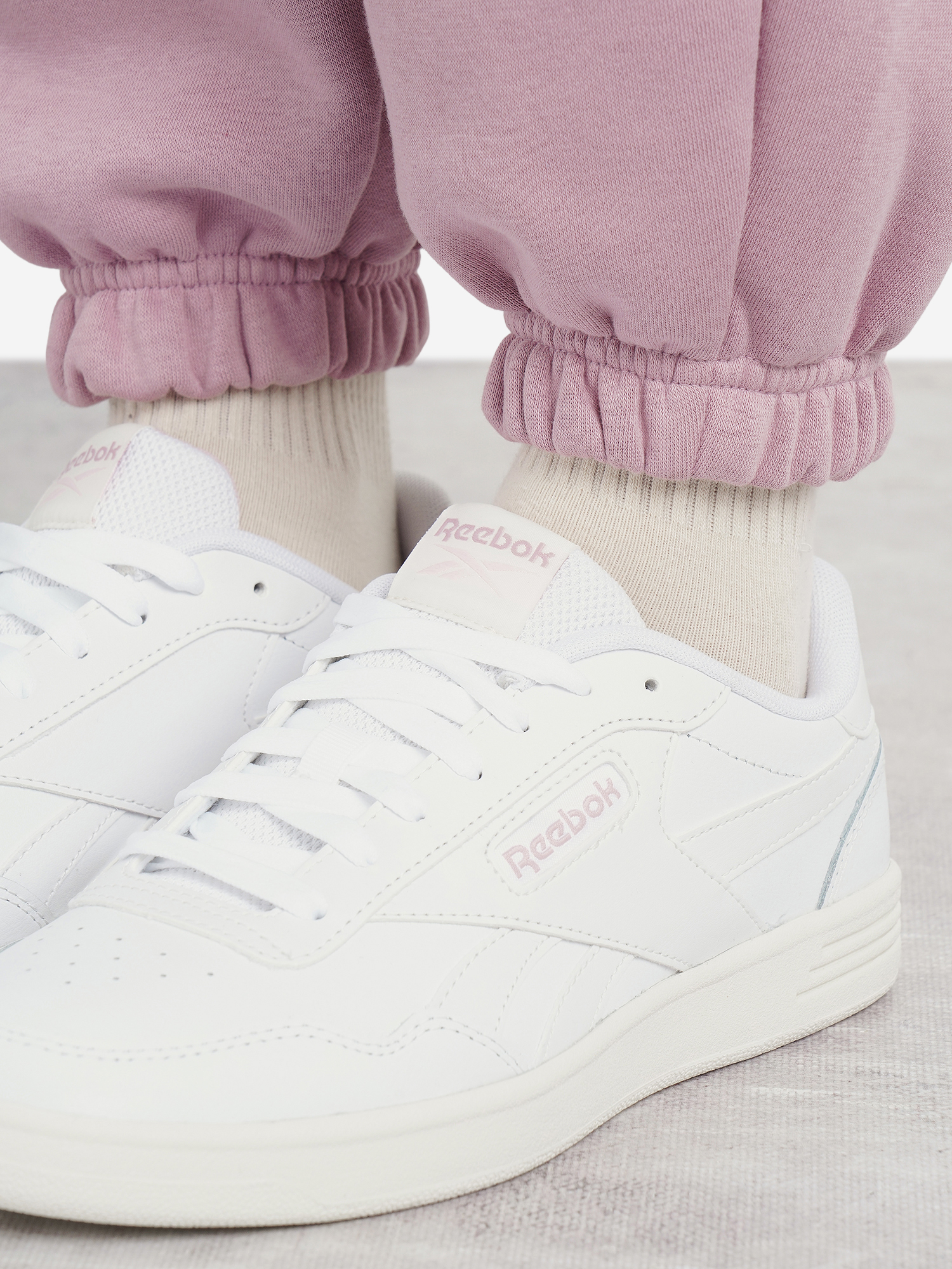 фото Кеды женские reebok court advance, белый