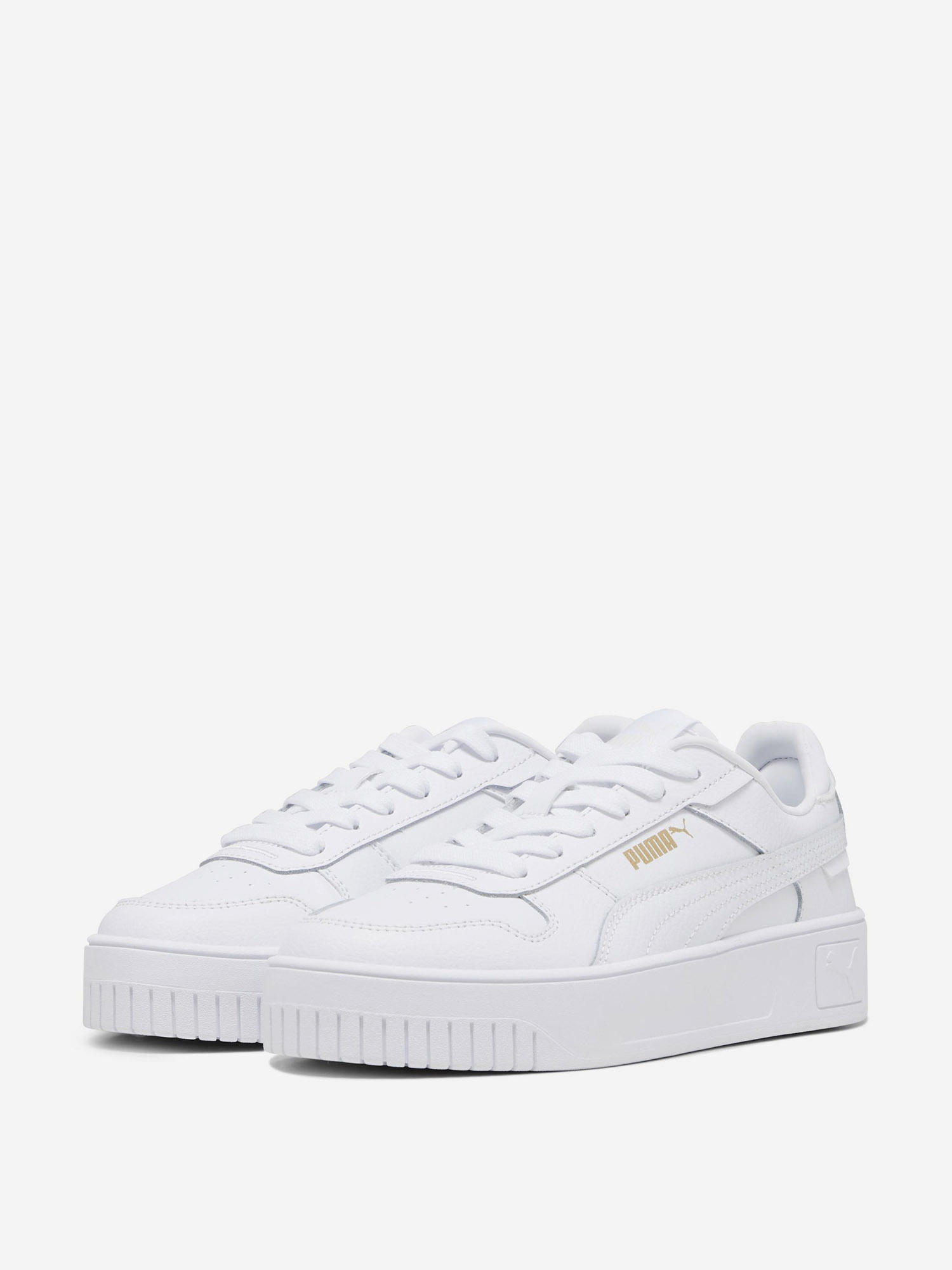 фото Кеды для девочек puma carina street jr, белый