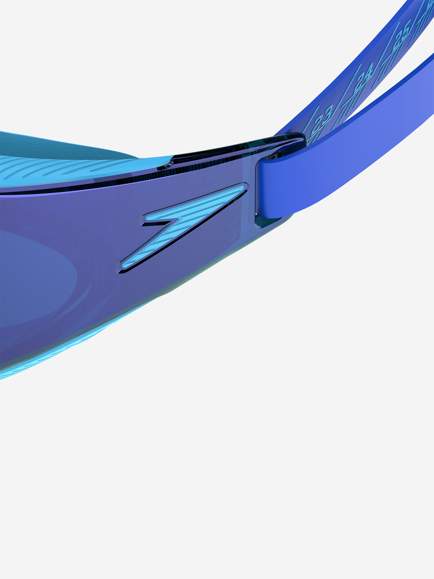 фото Очки для плавания детские speedo fastskin hyper elite mirror, синий