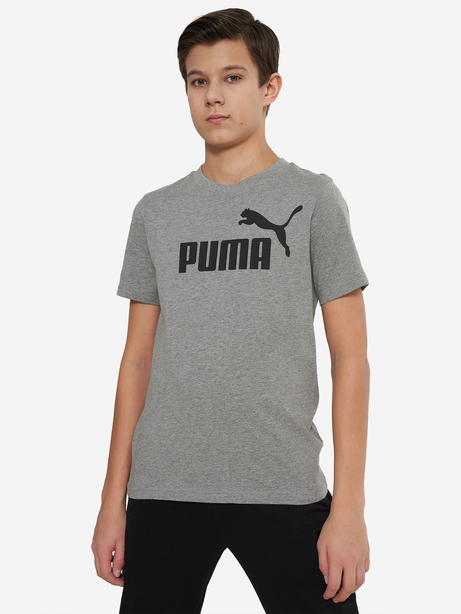 фото Футболка для мальчиков puma no. 1 logo, серый