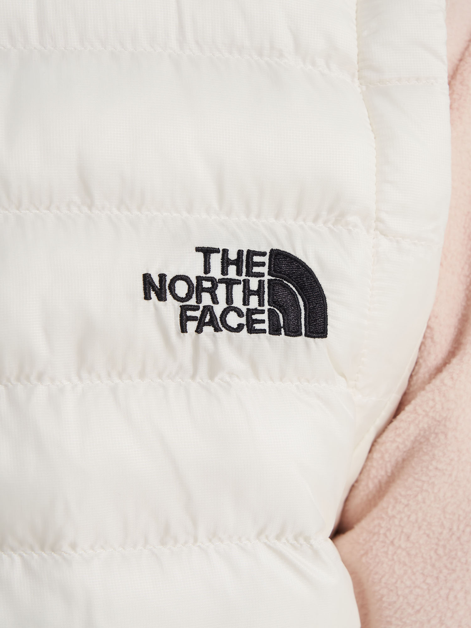 фото Жилет утепленный женский the north face huila synth, бежевый