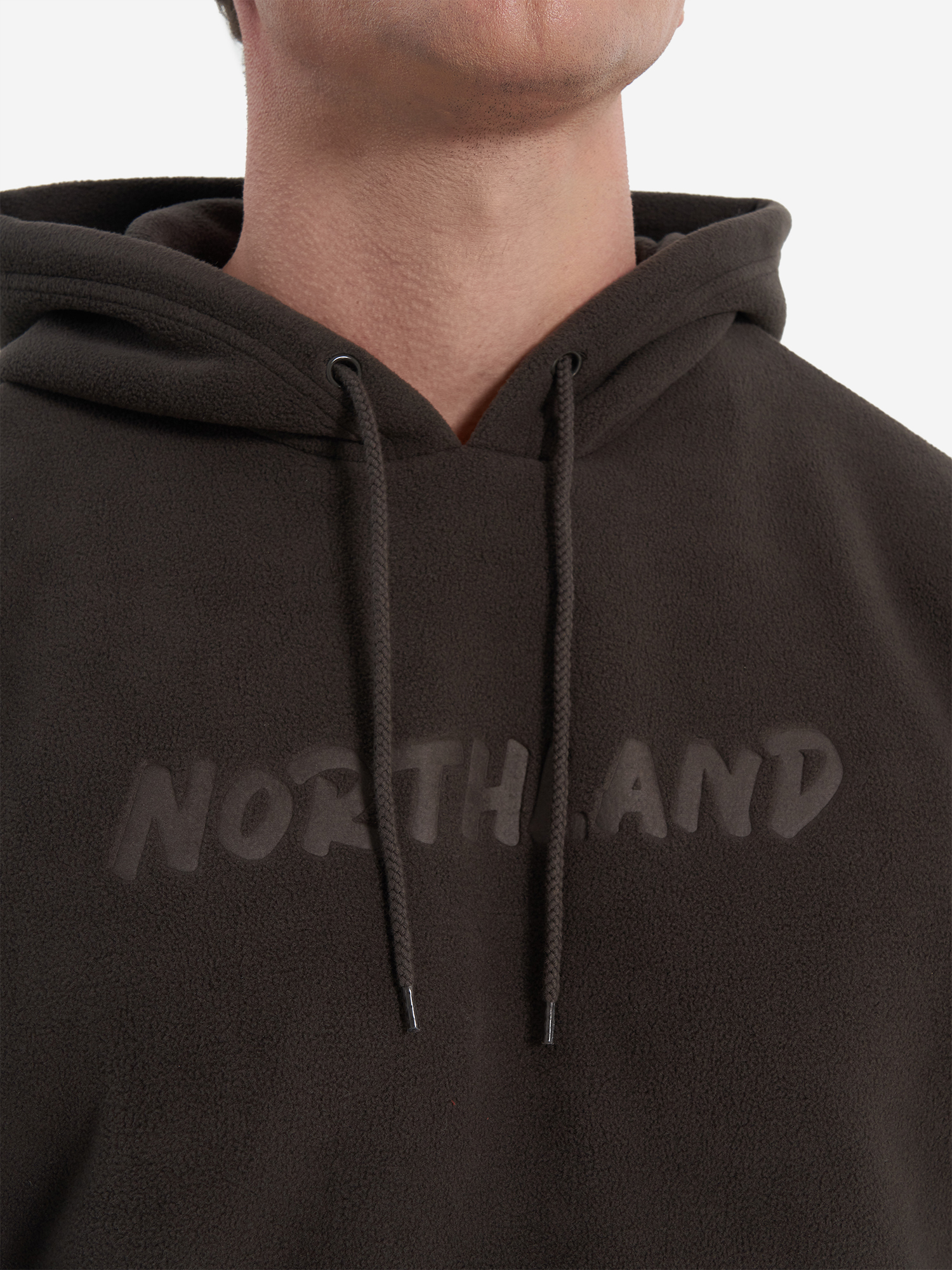 фото Худи мужское оверсайз northland, коричневый