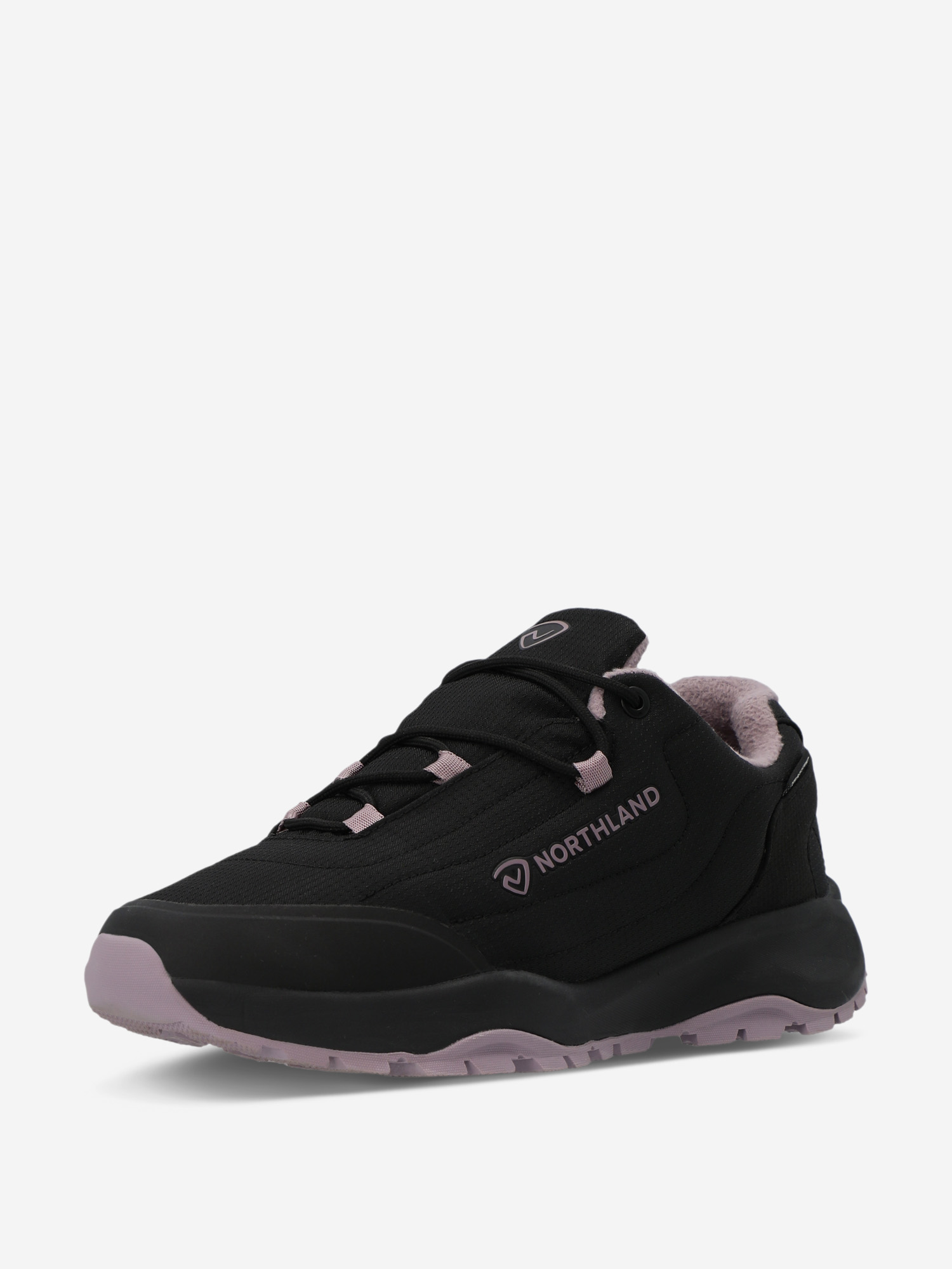 фото Кроссовки утепленные женские northland fels nylon low, черный