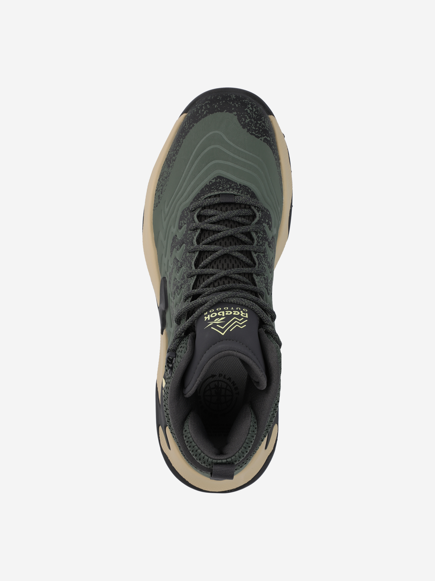 фото Ботинки утепленные мужские reebok kitari dmx, зеленый