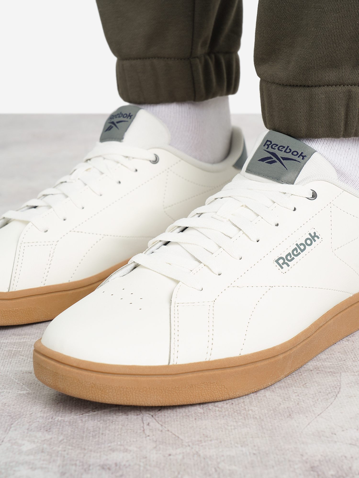 фото Кеды мужские reebok court clean, белый