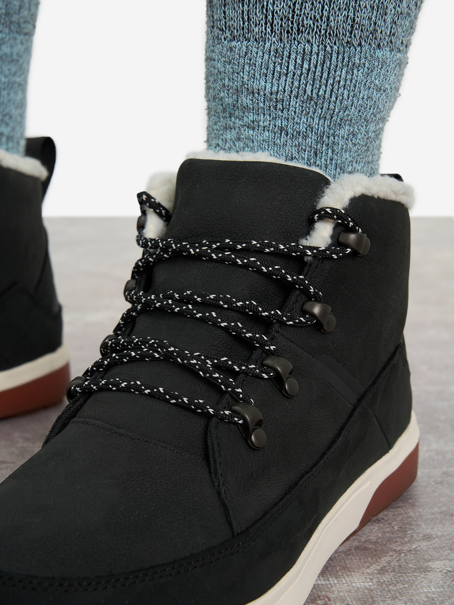фото Ботинки утепленные женские the north face sierra mid lace wp, черный