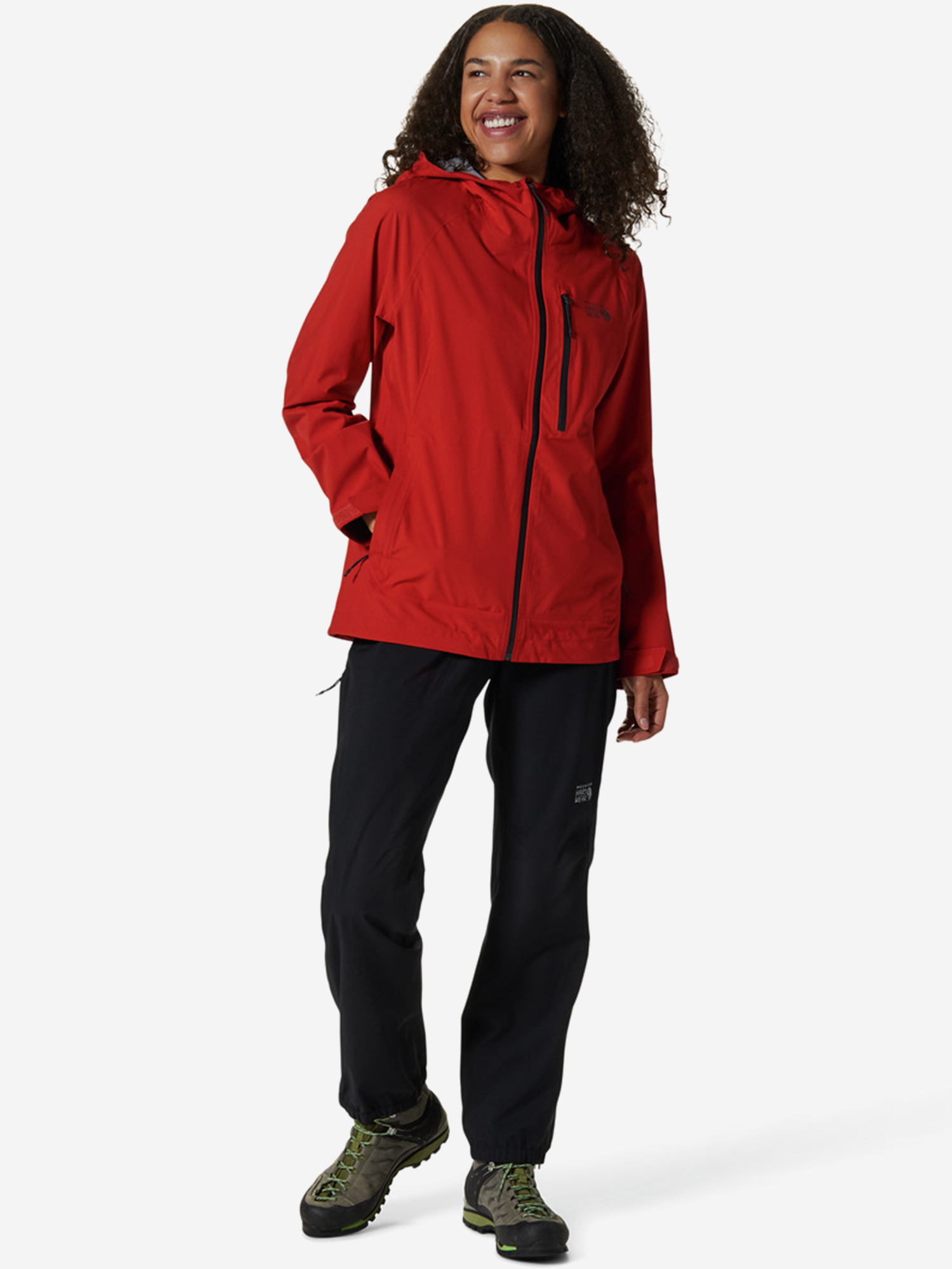 фото Брюки женские mountain hardwear stretch ozonic pant, черный