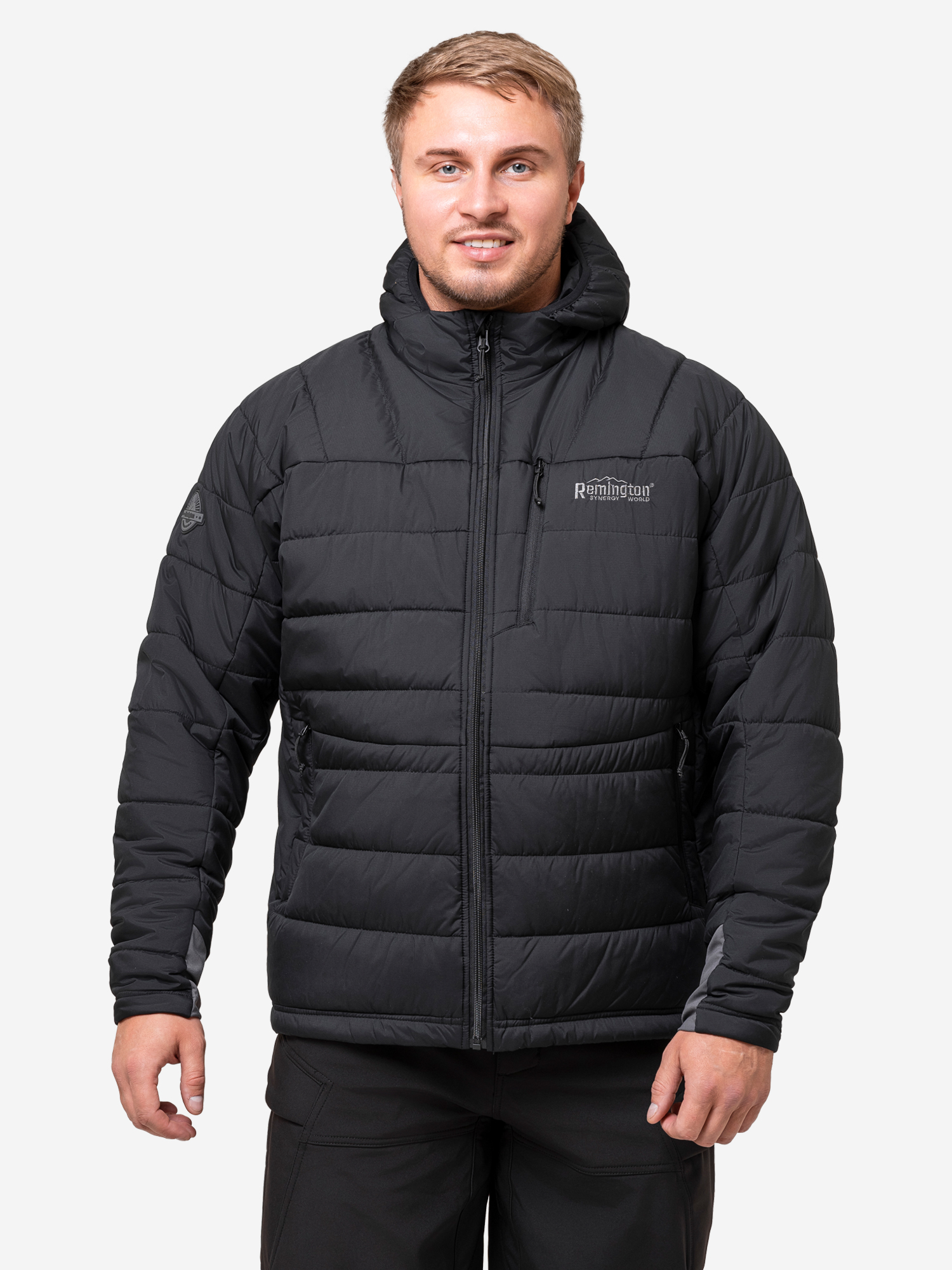 фото Куртка утепленная мужская remington black raven, черный