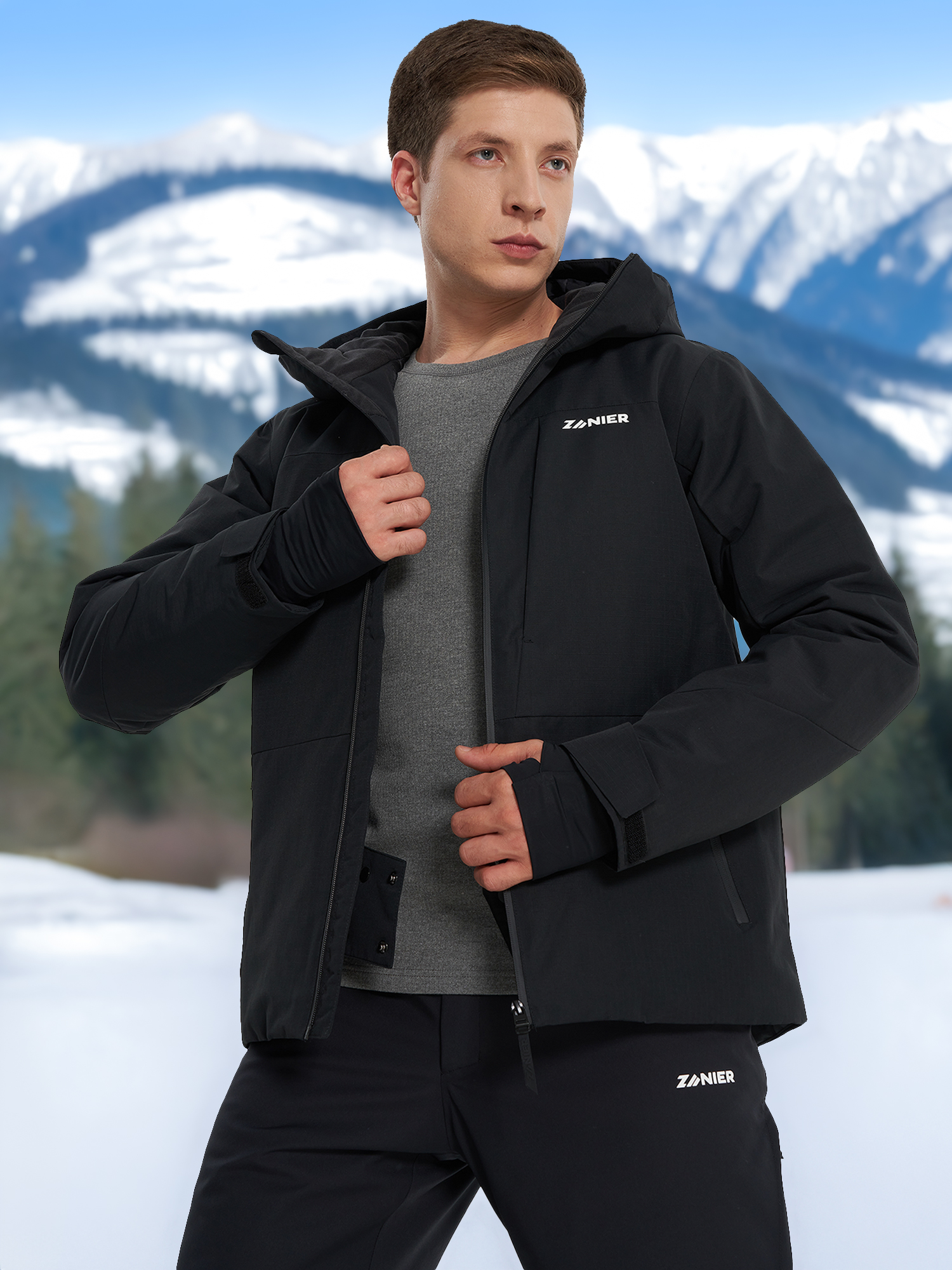 Куртка утепленная мужская Zanier, Черный
Куртка утепленная мужская Zanier, Черный