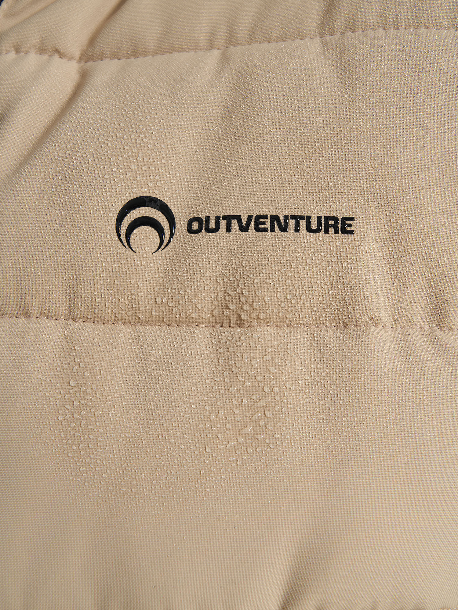фото Пуховик мужской outventure, бежевый