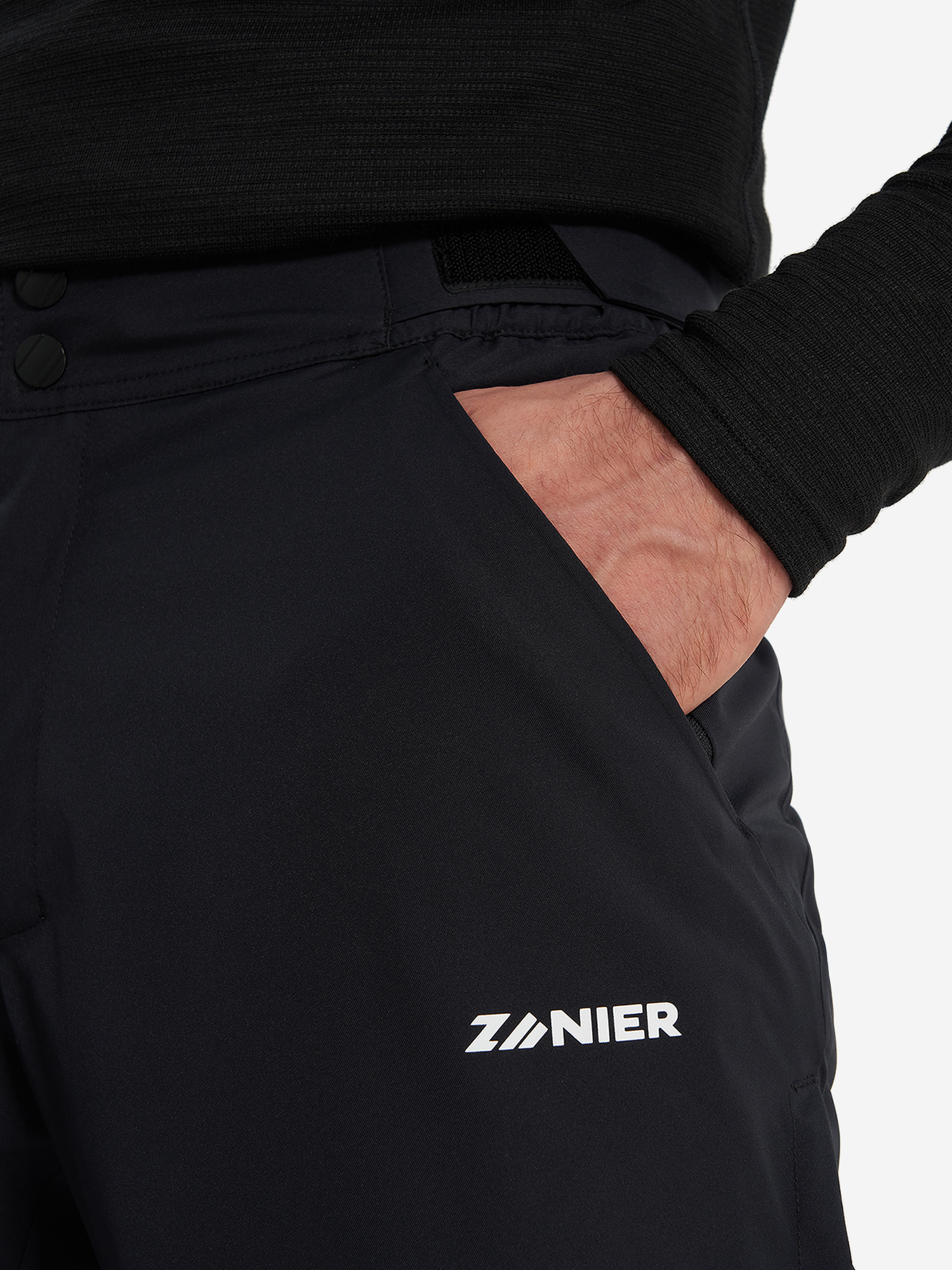 фото Брюки утепленные мужские zanier, черный