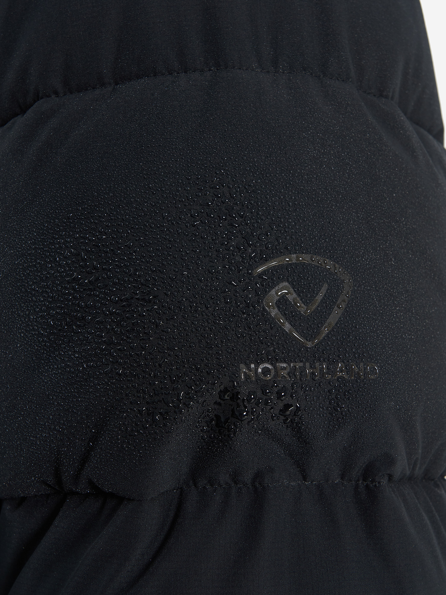 фото Пуховик мужской northland, черный