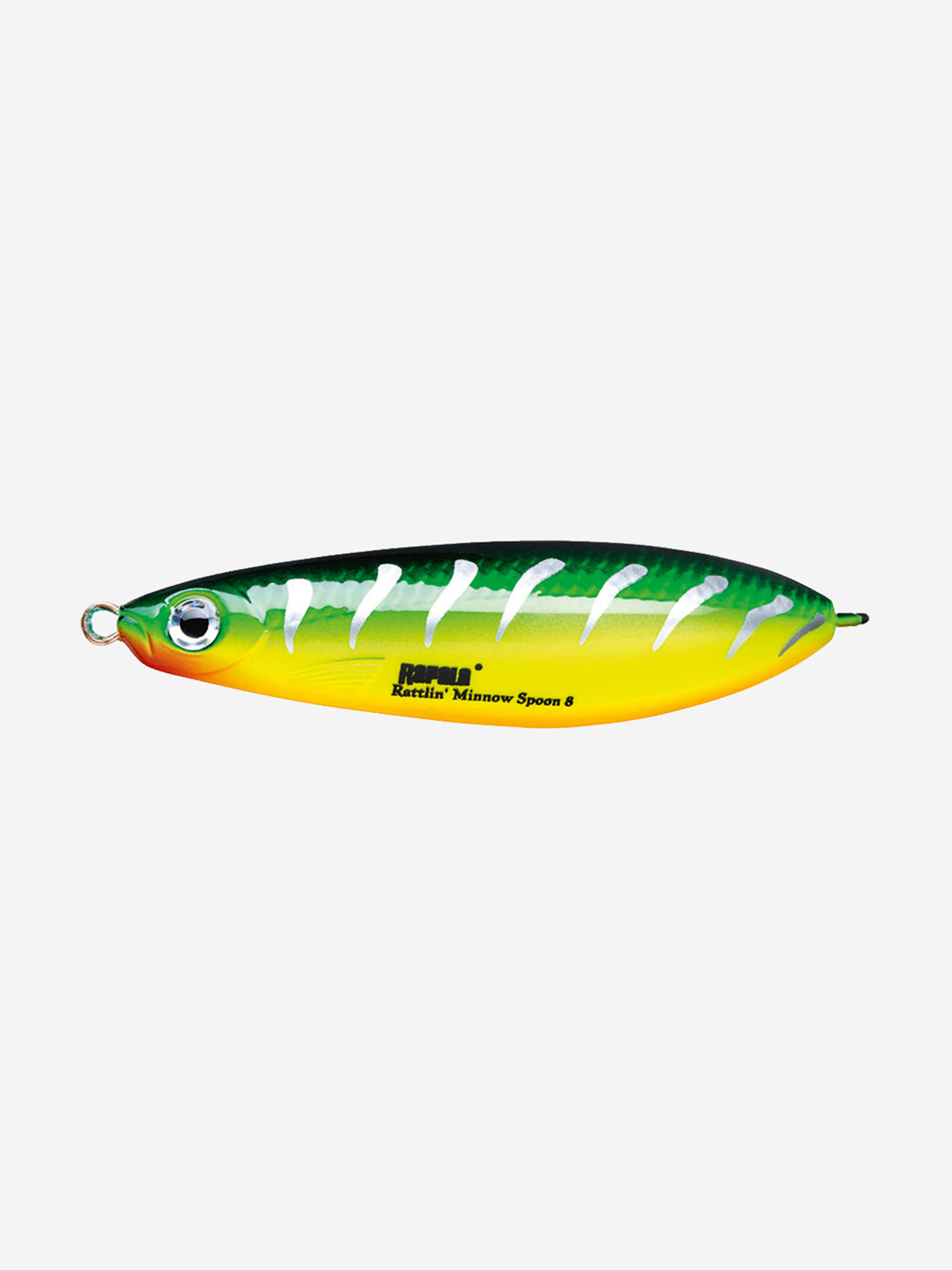Блесна для рыбалки колеблющаяся RAPALA Rattlin' Minnow Spoon, 8см, 16гр /FRB (незацепляйка), Зеленый
Блесна для рыбалки колеблющаяся RAPALA Rattlin' Minnow Spoon, 8см, 16гр /FRB (незацепляйка), Зеленый