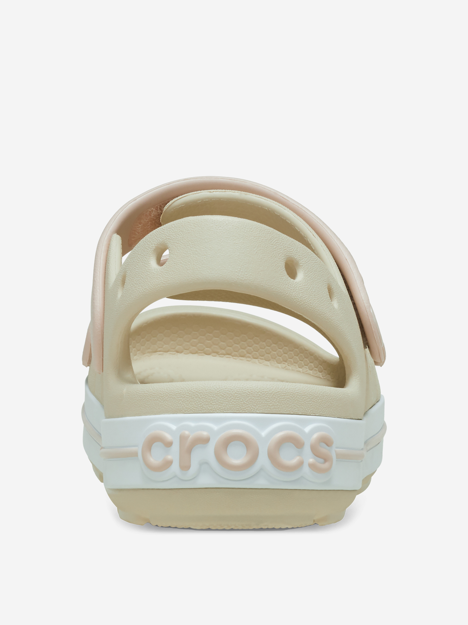 фото Сандалии для девочек crocs crocband cruiser, бежевый