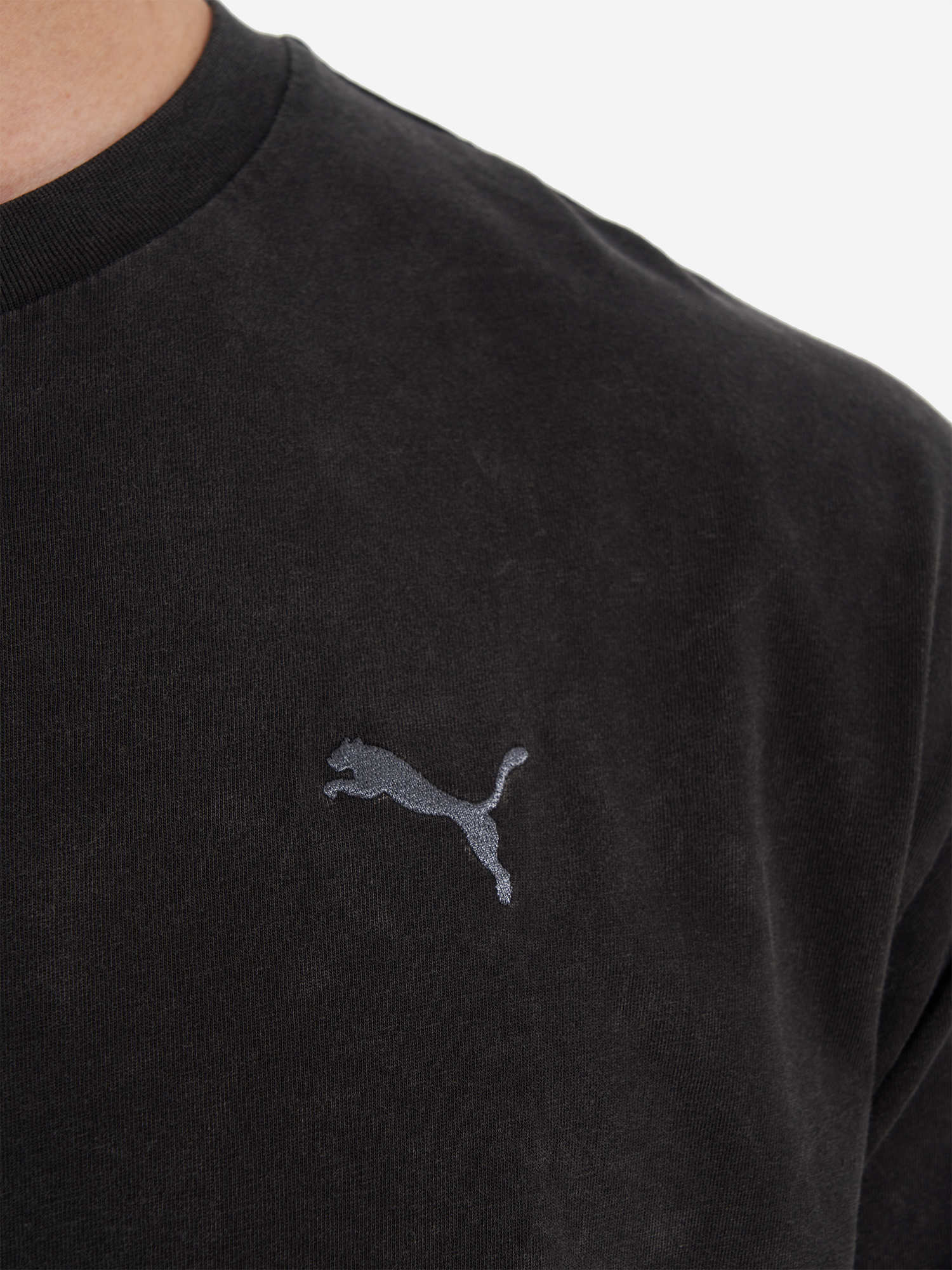 фото Футболка мужская puma ess elevated, черный