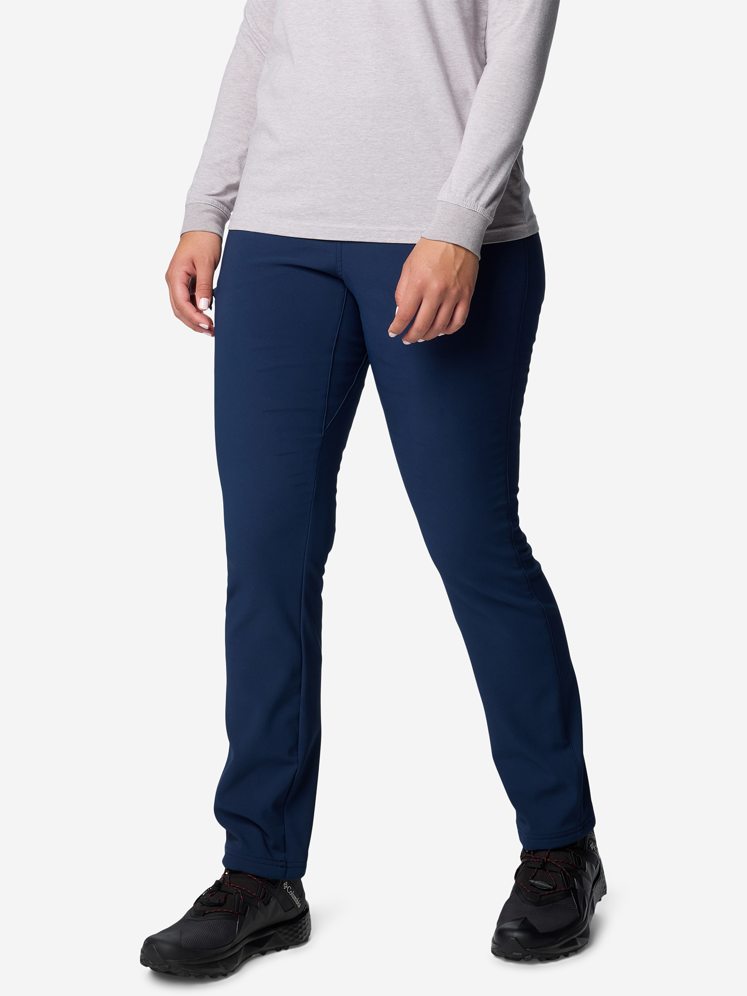 фото Брюки женские columbia back beauty high-rise pant, синий