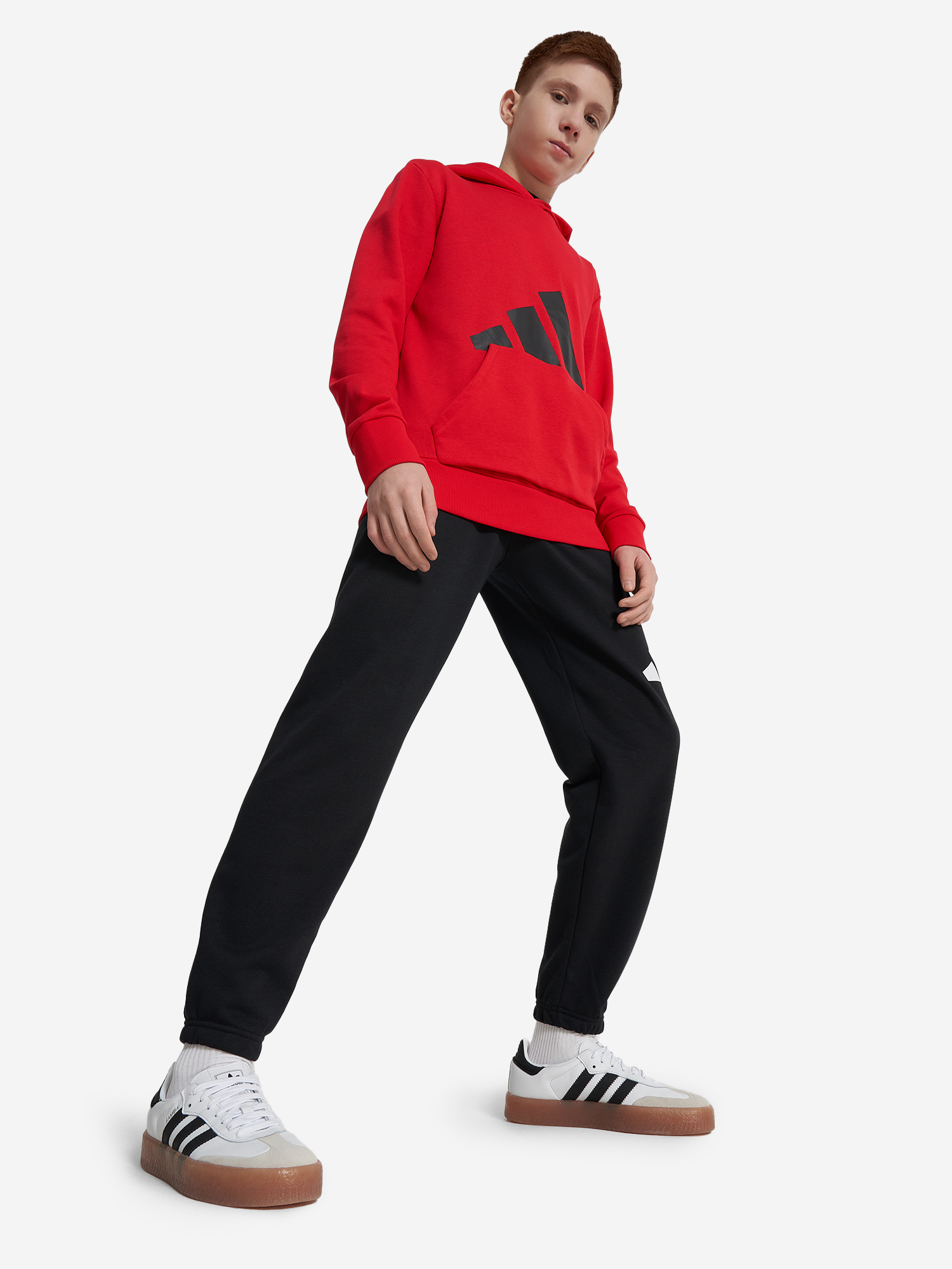 фото Худи для мальчиков adidas, красный