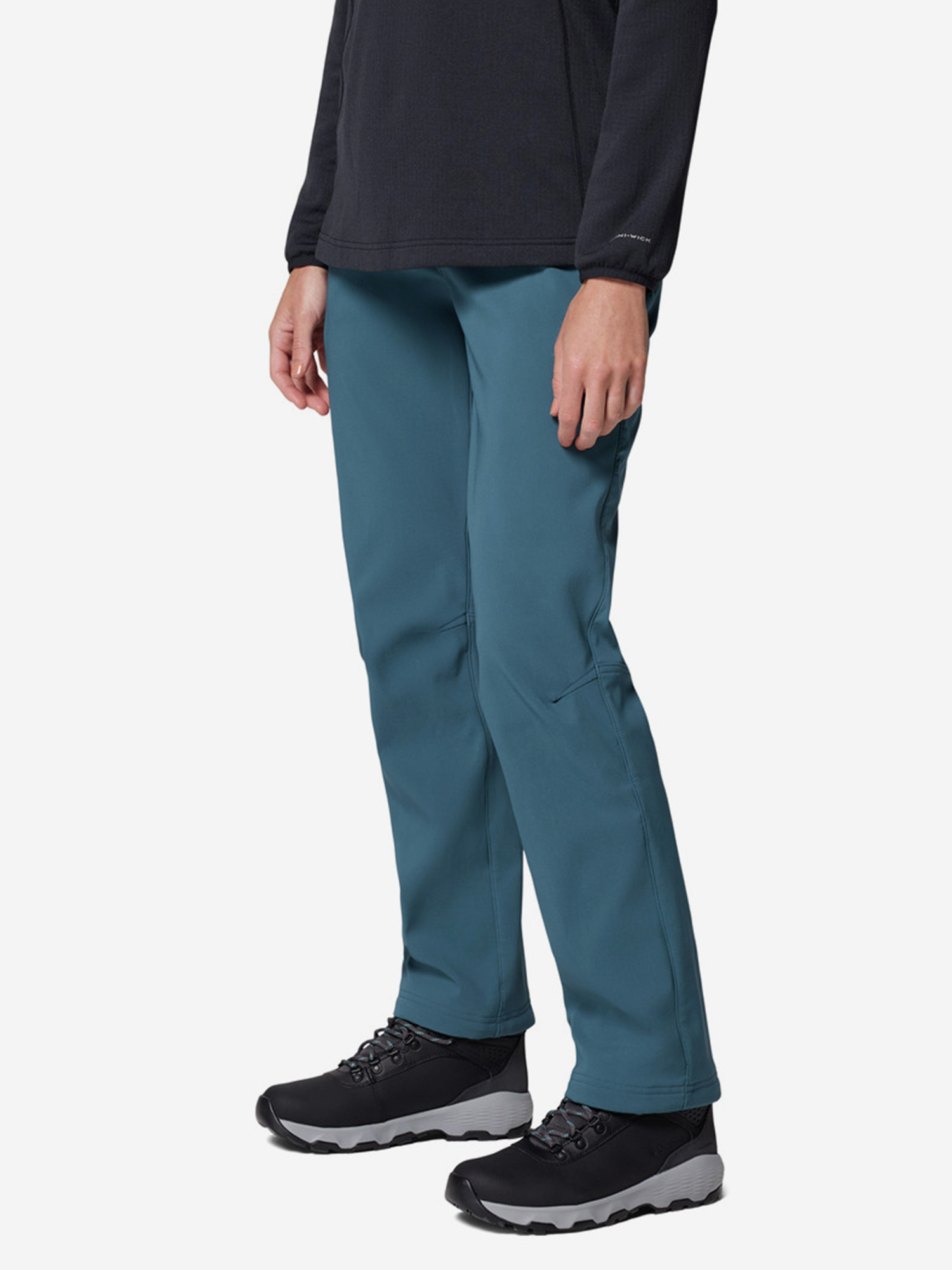 фото Брюки женские columbia back beauty warm softshell pant, голубой