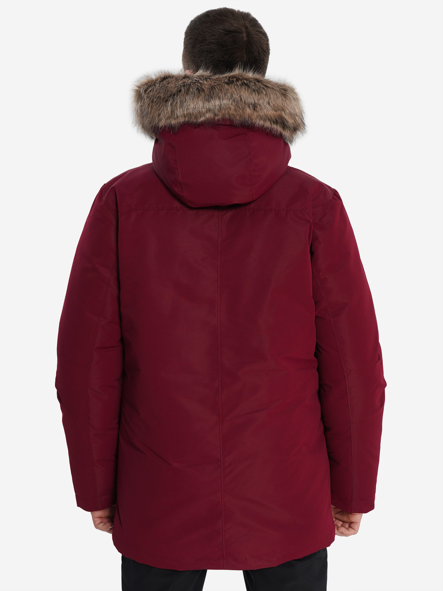фото Пуховик мужской columbia marquam peak iii parka, красный