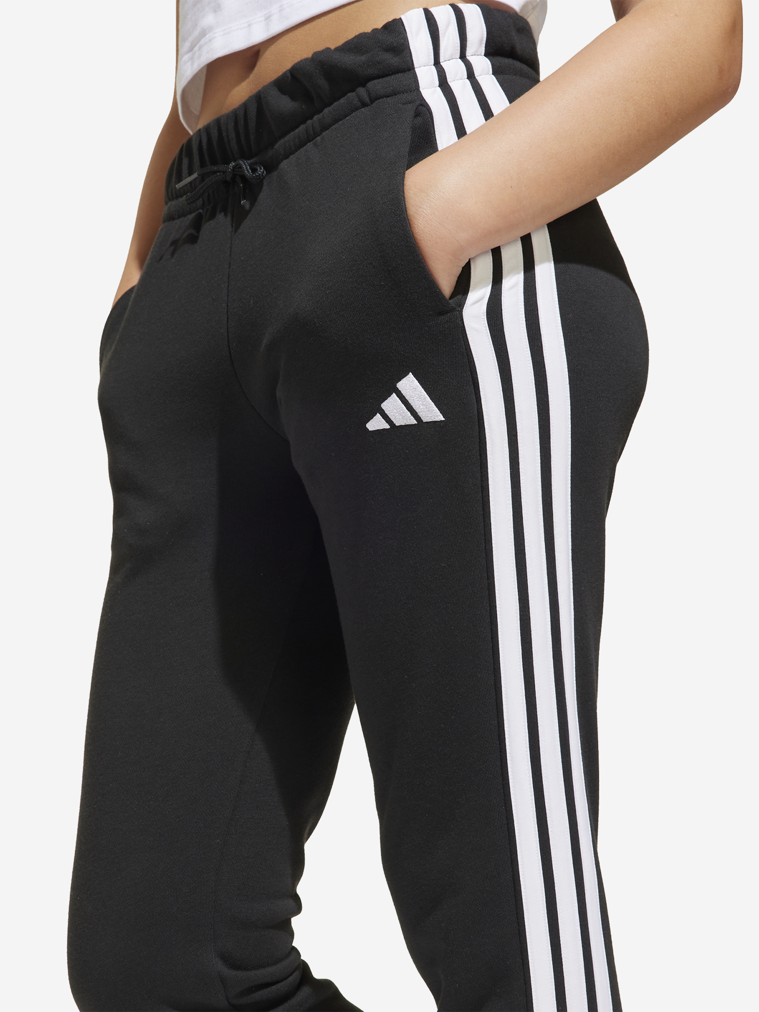 фото Брюки для девочек adidas, черный