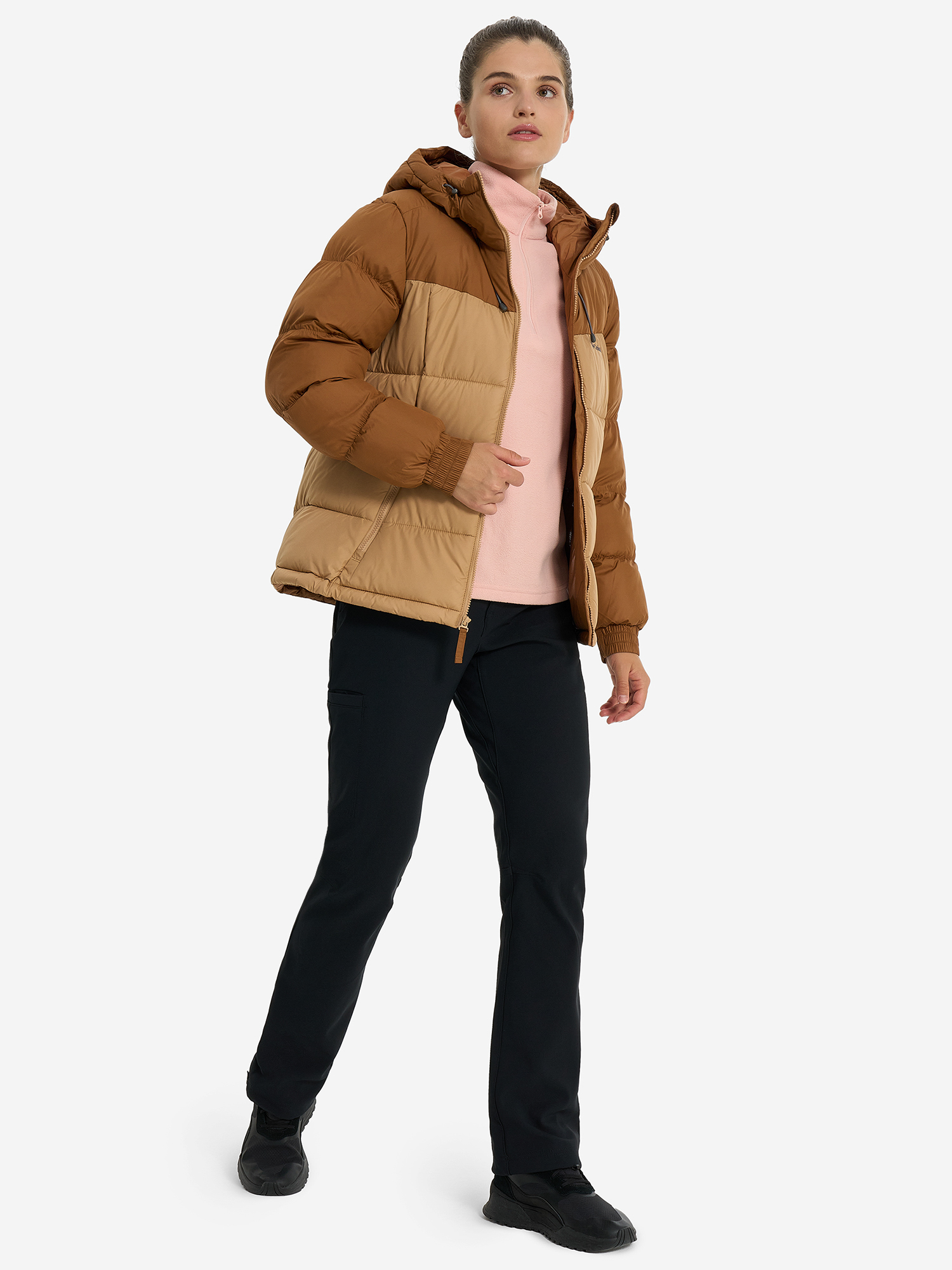 фото Куртка утепленная женская columbia pike lake ii insulated jacket, коричневый