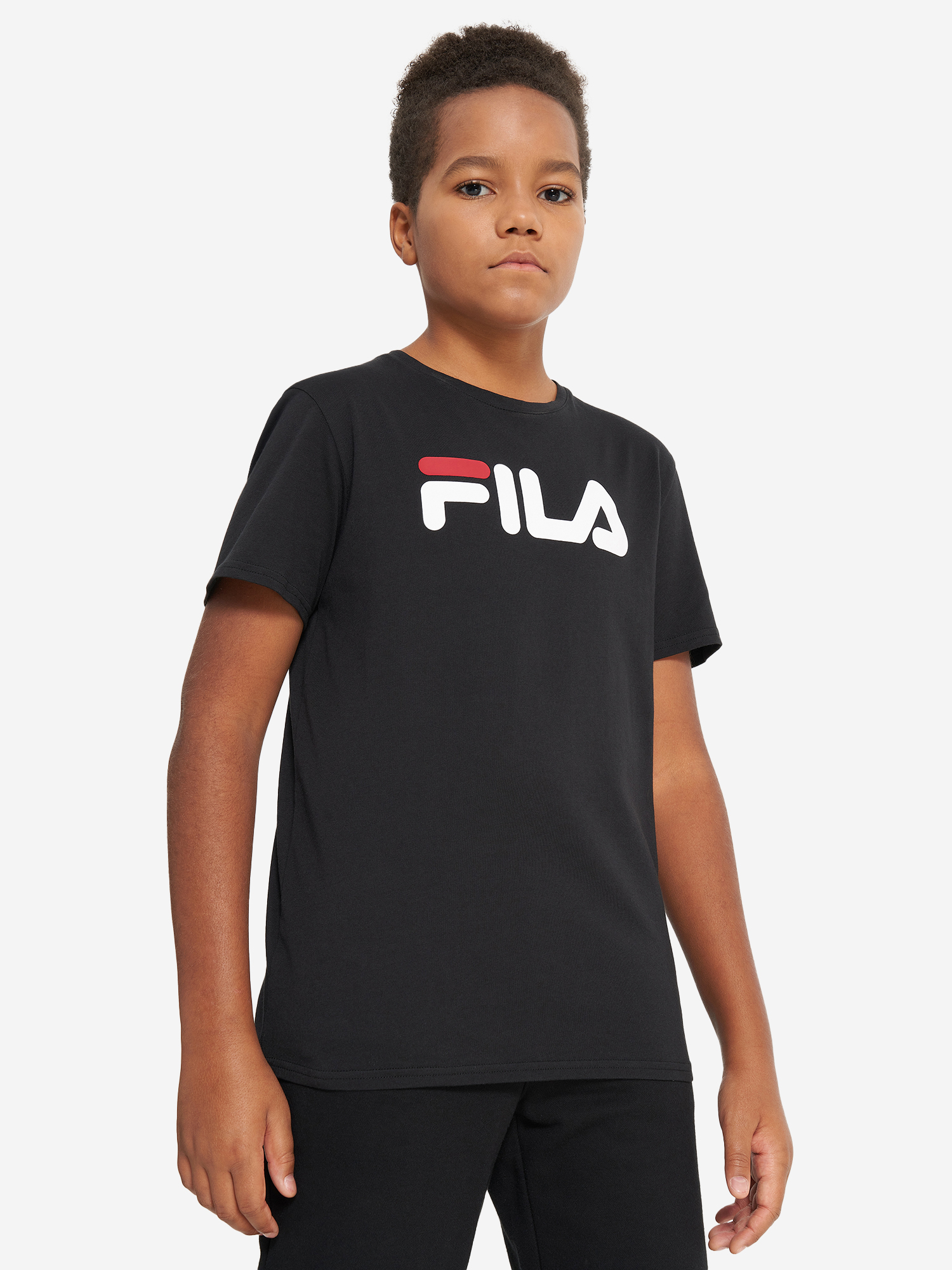 фото Футболка для мальчиков fila, черный