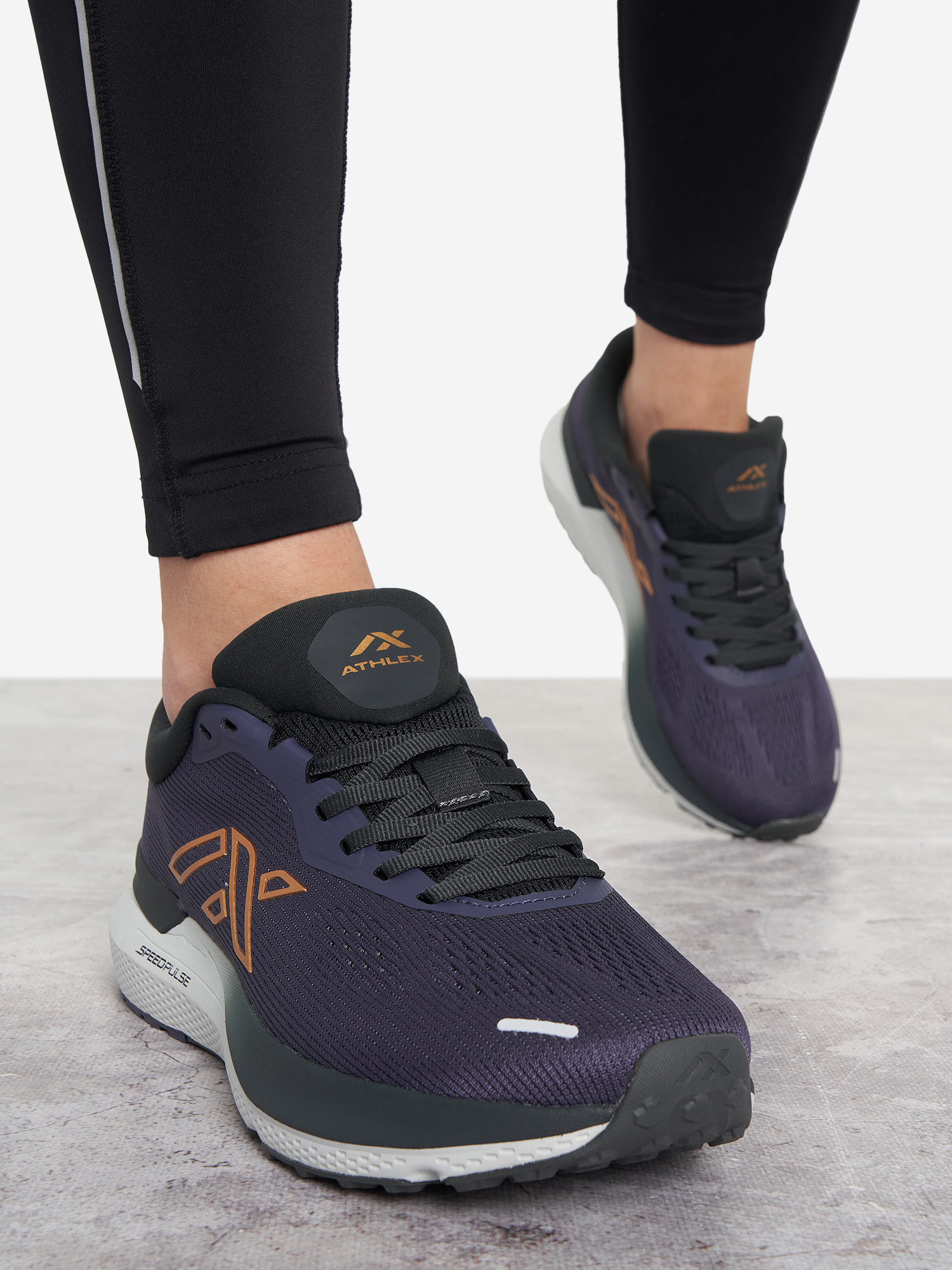фото Кроссовки женские athlex navi, синий