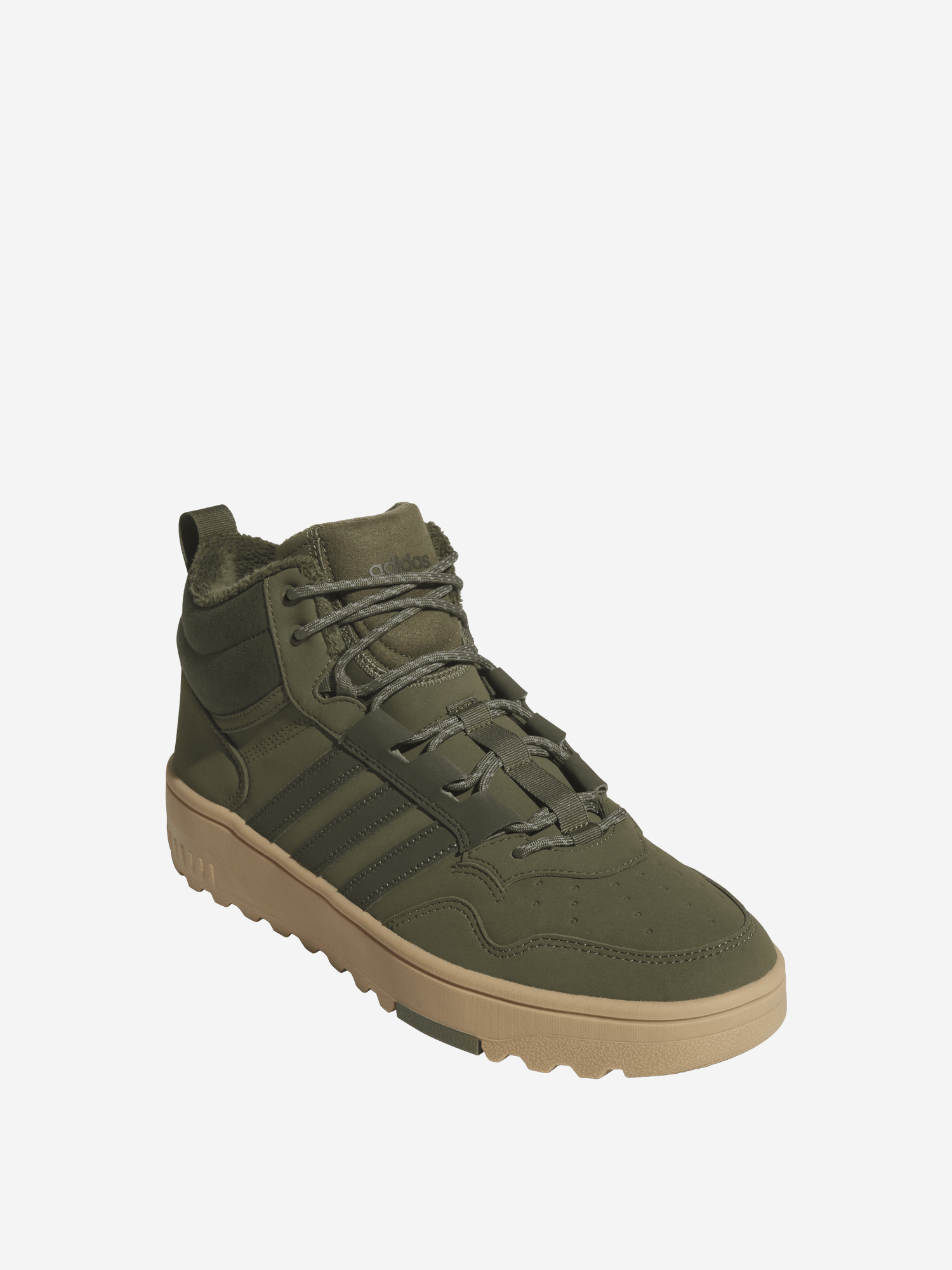 фото Кеды мужские adidas hoops 4.0 mid, коричневый