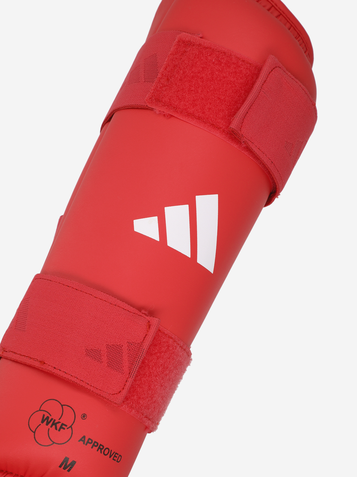 фото Защита голени и стопы adidas wkf shin & removable foot, красный
