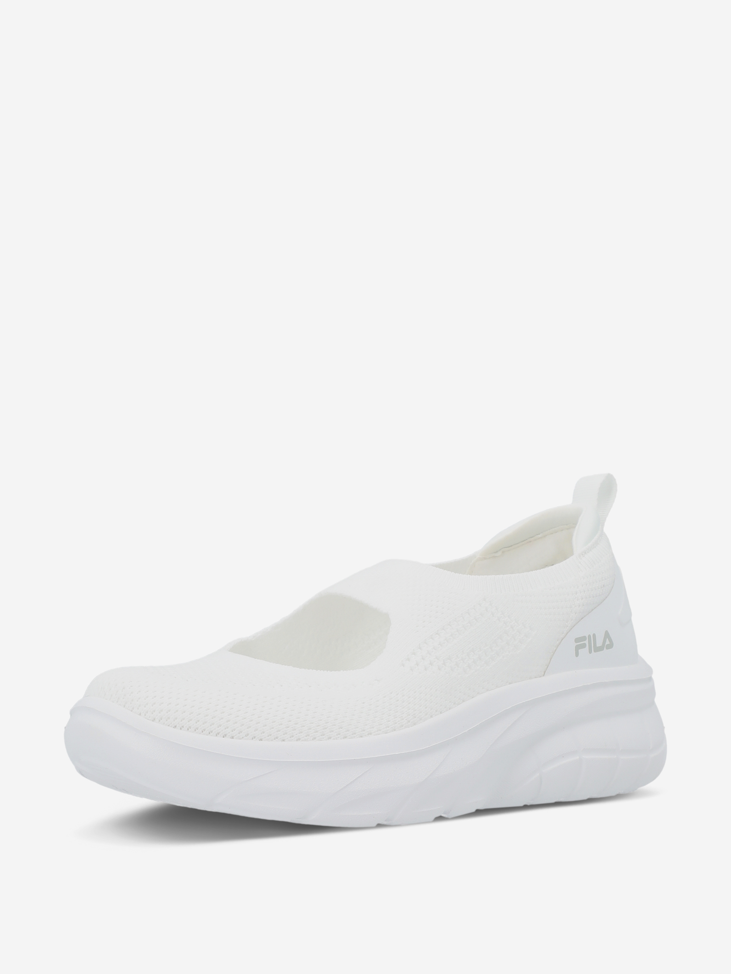 фото Слипоны женские fila base 3.0 bl, белый