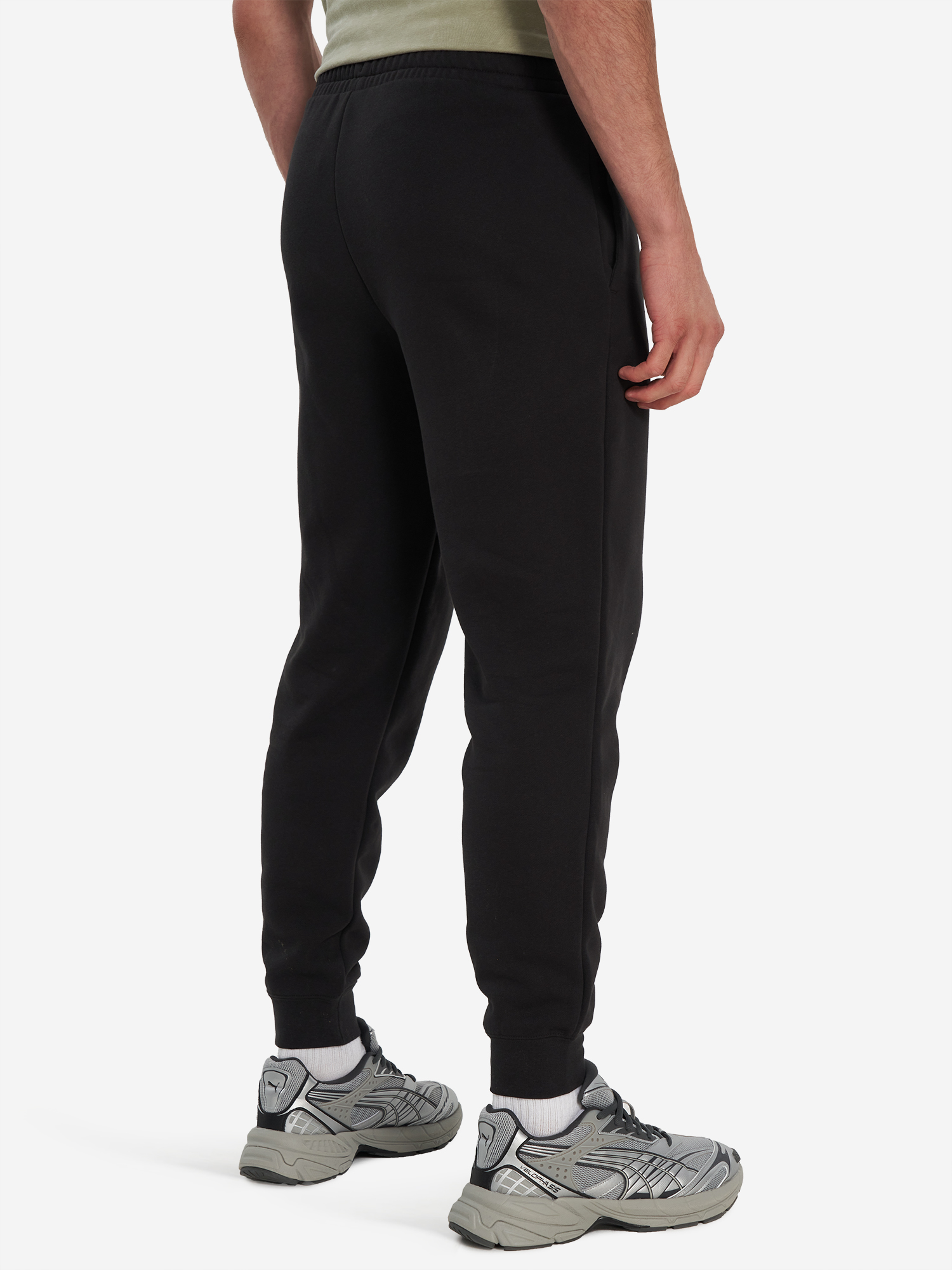 фото Брюки мужские puma ess 2 color no. 1 logo, черный
