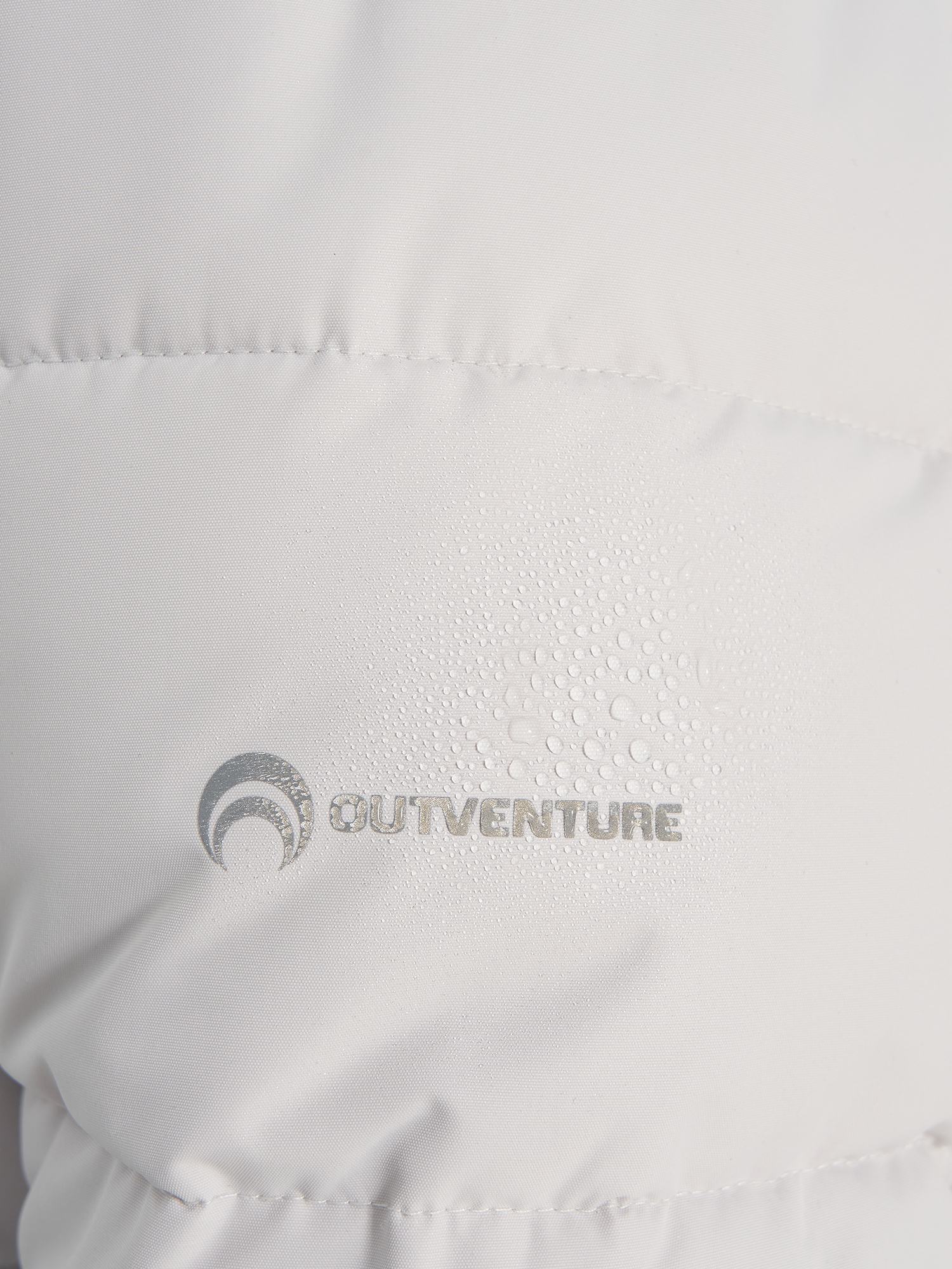 фото Пуховик для девочек outventure, серый
