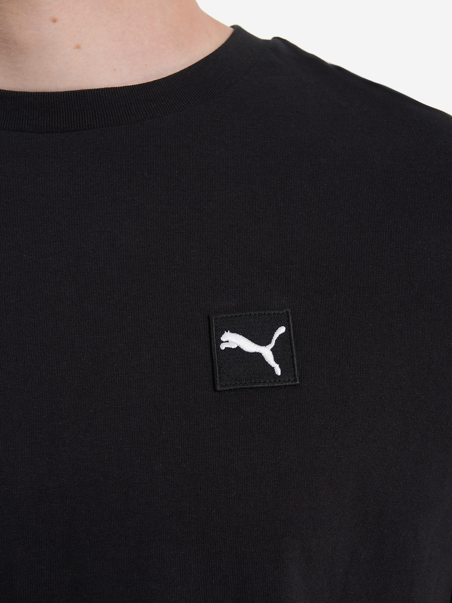 фото Футболка мужская puma ess elevated, черный