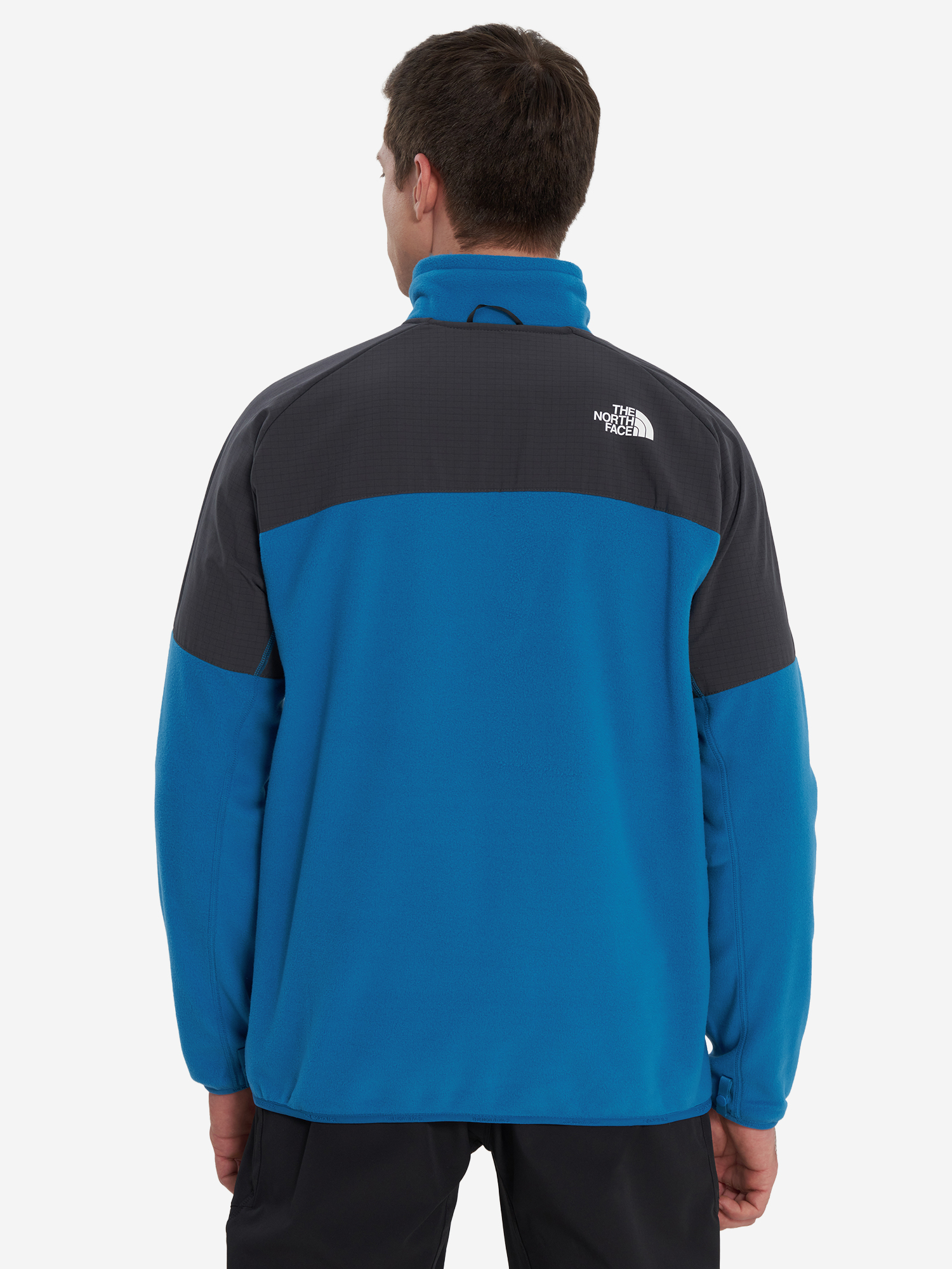 фото Толстовка мужская the north face glacier heavyweight, голубой