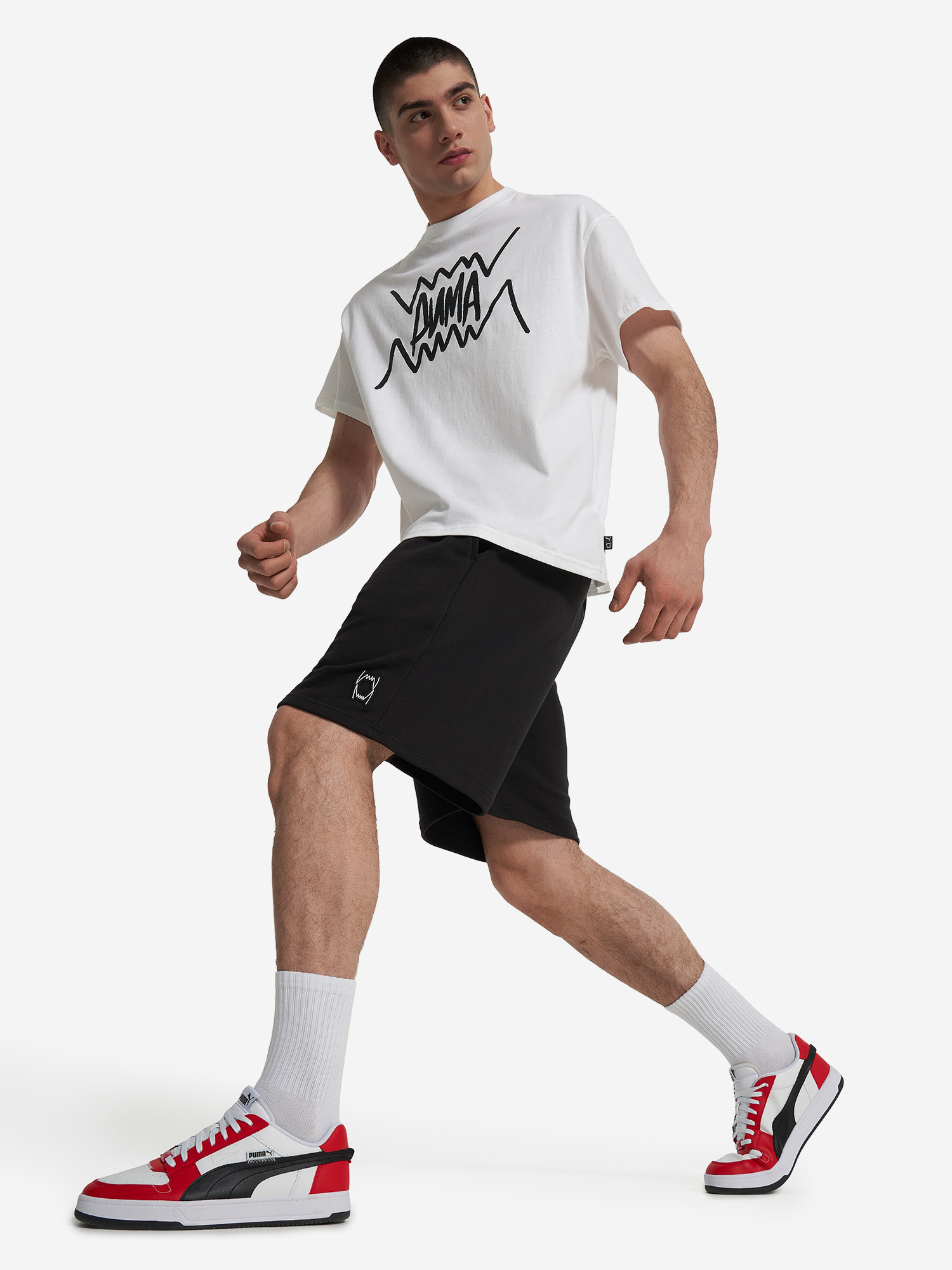 фото Шорты мужские puma pivot short, черный