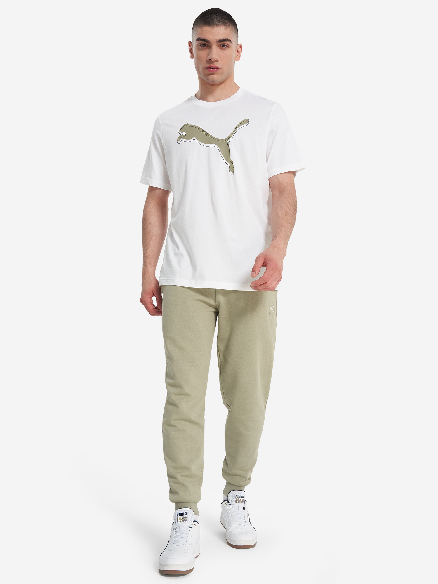 фото Футболка мужская puma graphic, белый