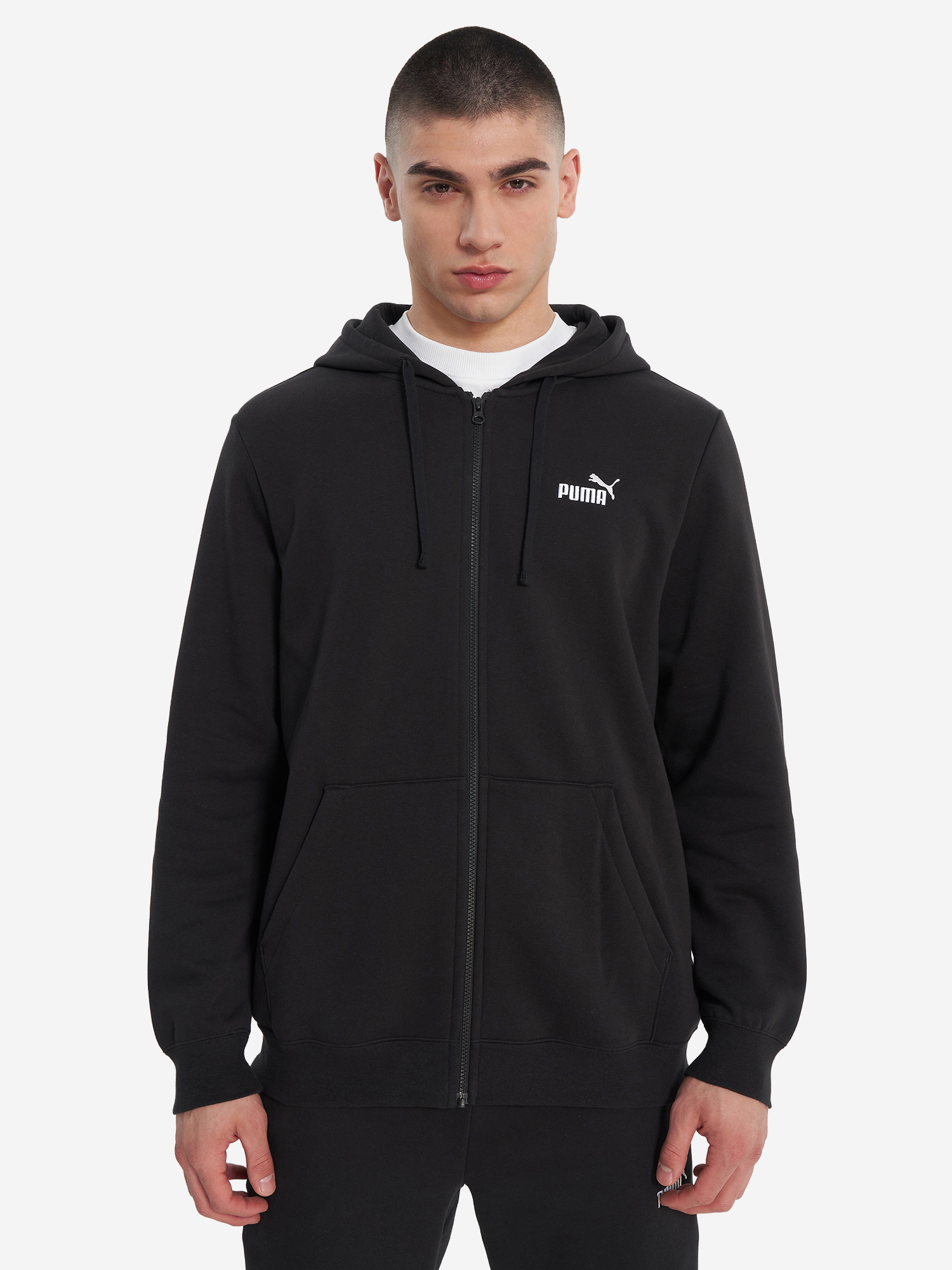 фото Толстовка мужская puma ess no. 1 logo, черный
