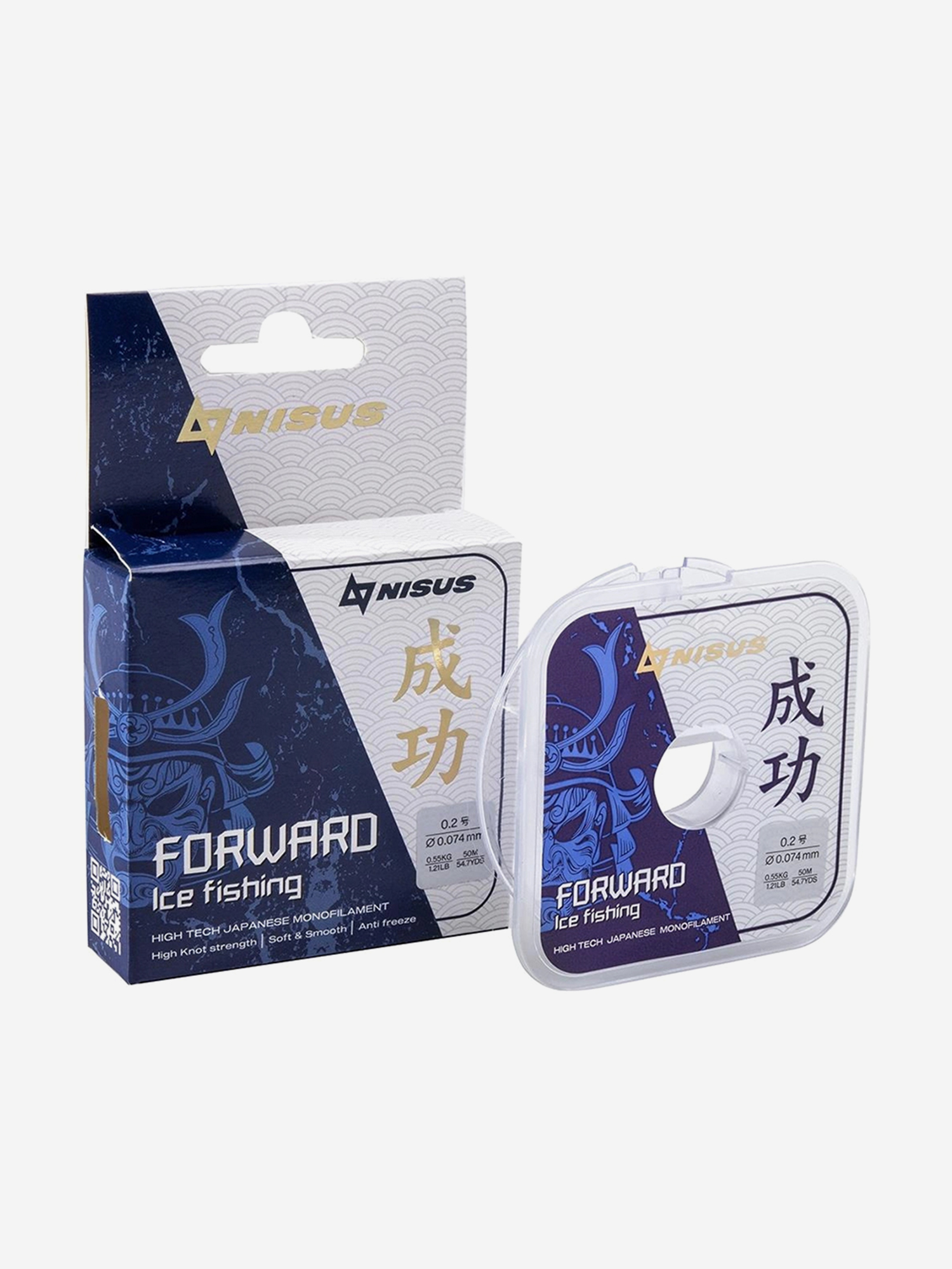 Леска для рыбалки Nisus FORWARD ICE FISHING Nylon 0,074мм, 50м, 0,55кг, прозрачный, Серый
Леска для рыбалки Nisus FORWARD ICE FISHING Nylon 0,074мм, 50м, 0,55кг, прозрачный, Серый