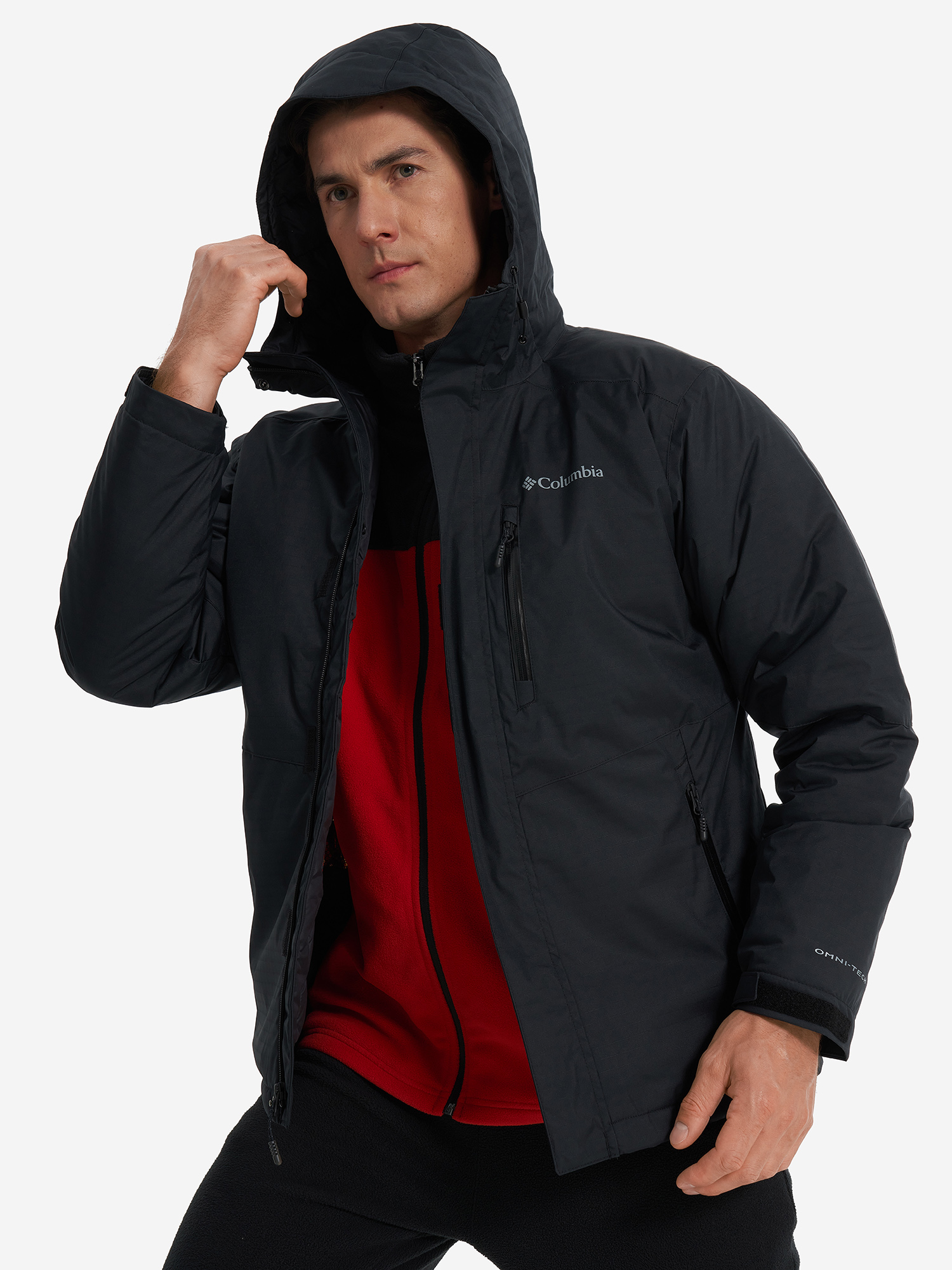 фото Куртка утепленная мужская columbia oak harbor ii insulated jacket, черный