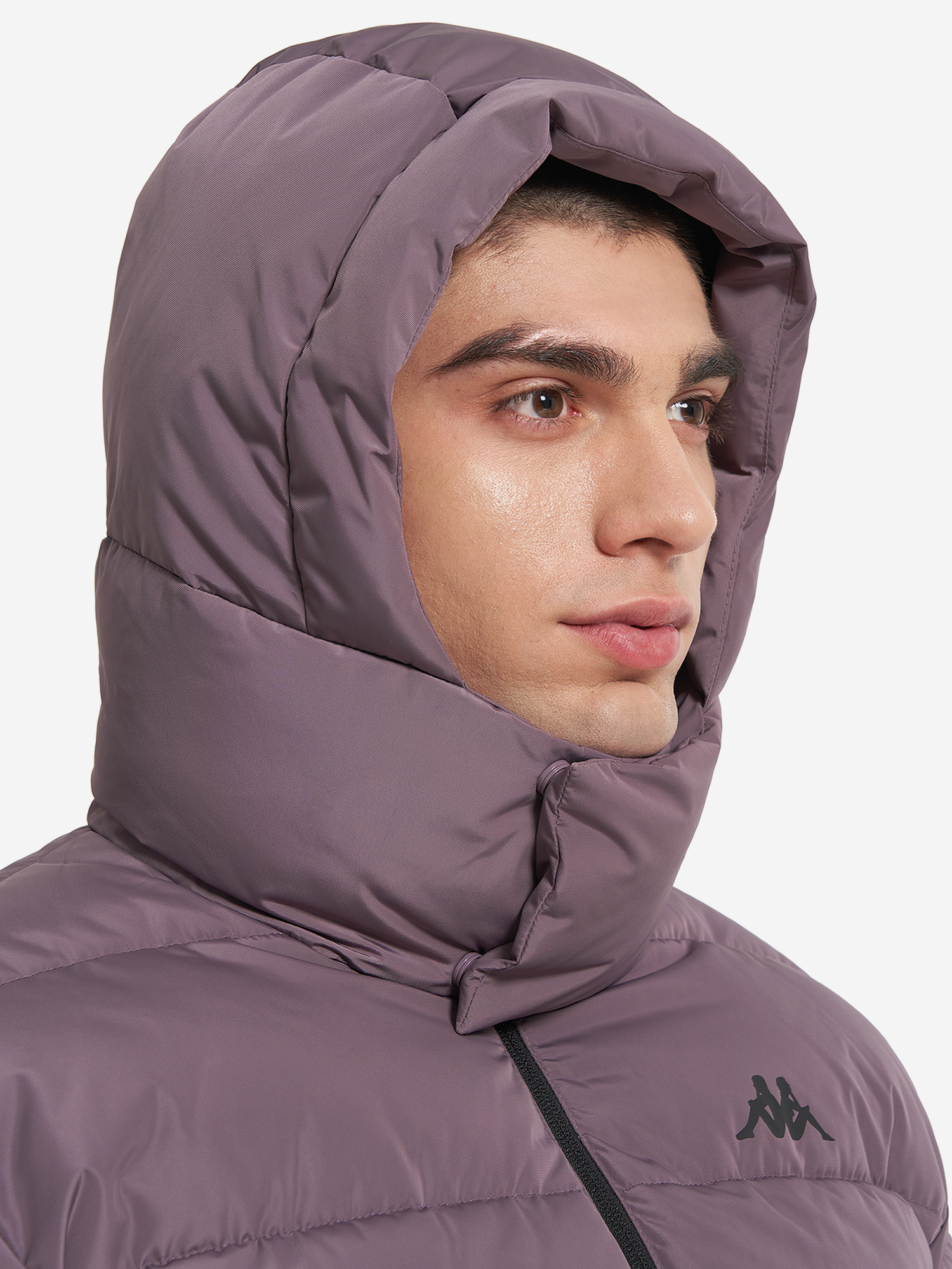 фото Пуховик мужской kappa paffuta, фиолетовый