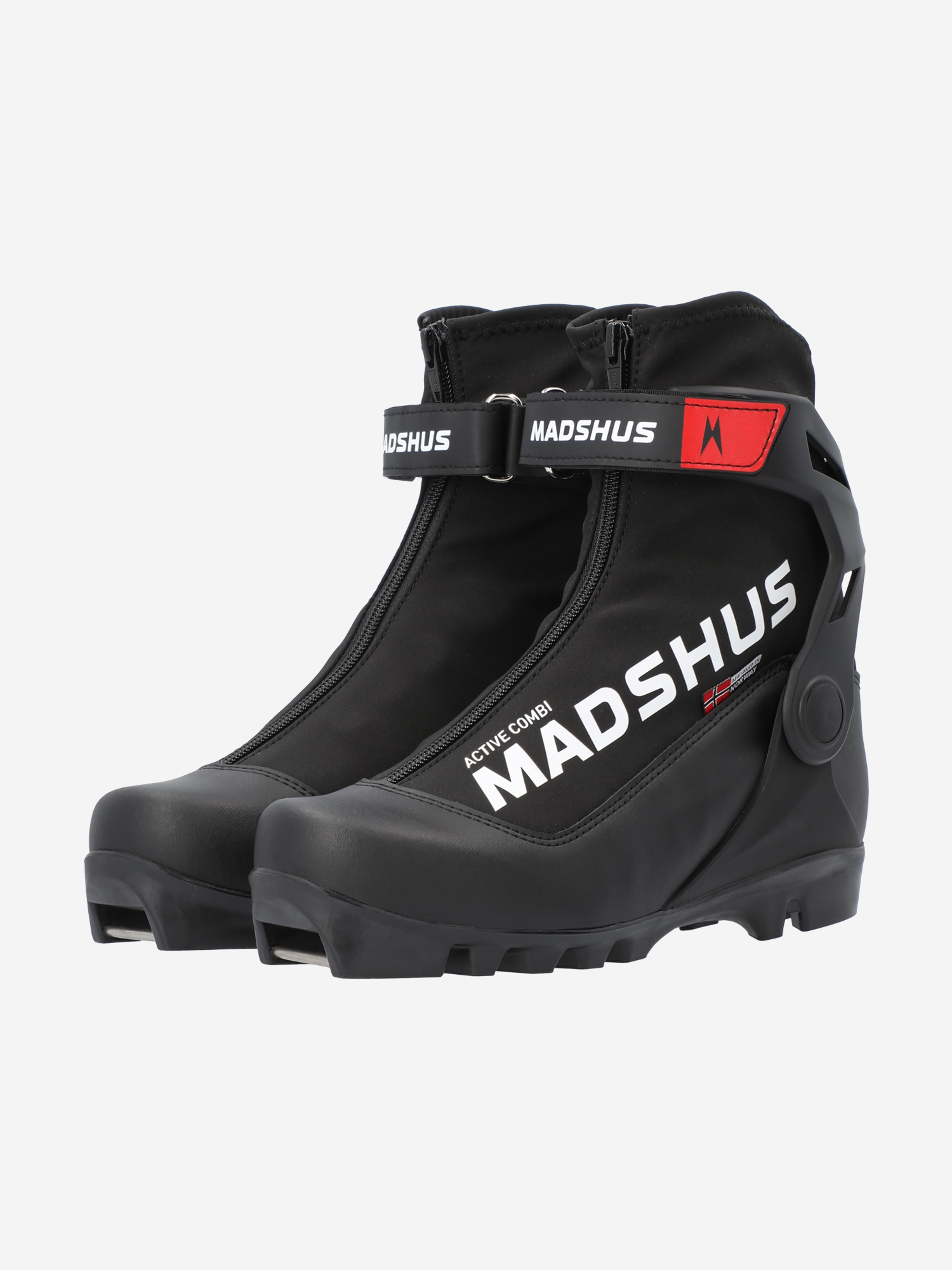 фото Ботинки для беговых лыж madshus active combi, черный
