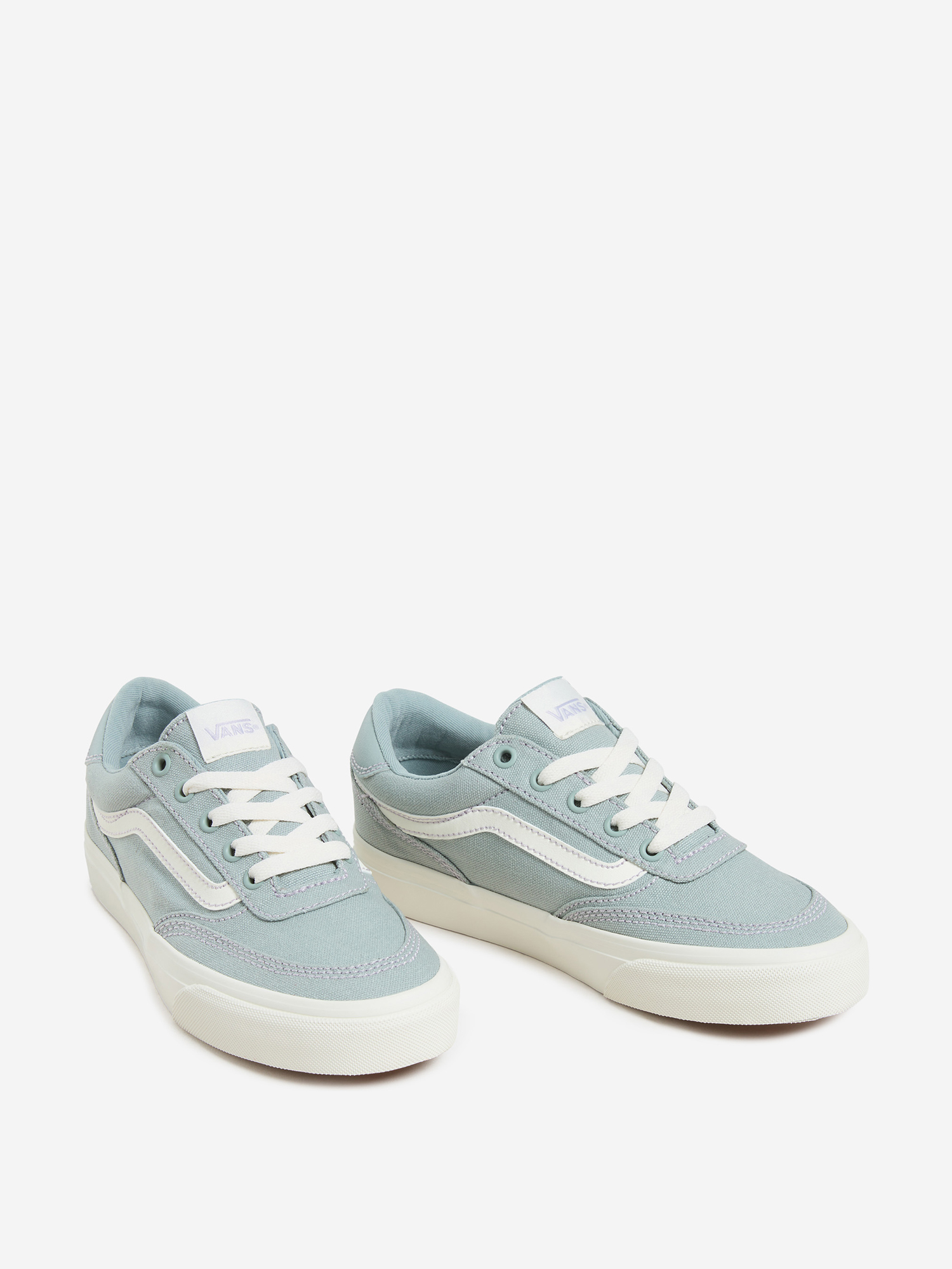 фото Кеды женские vans brooklyn ls, серый