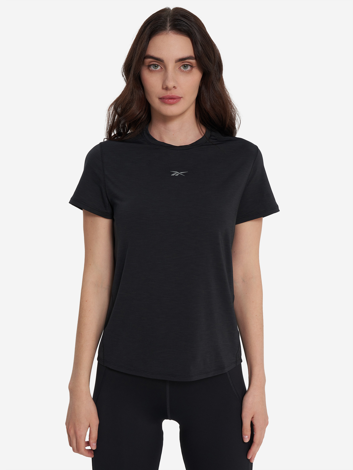 фото Футболка женская reebok rbk chill athletic, черный